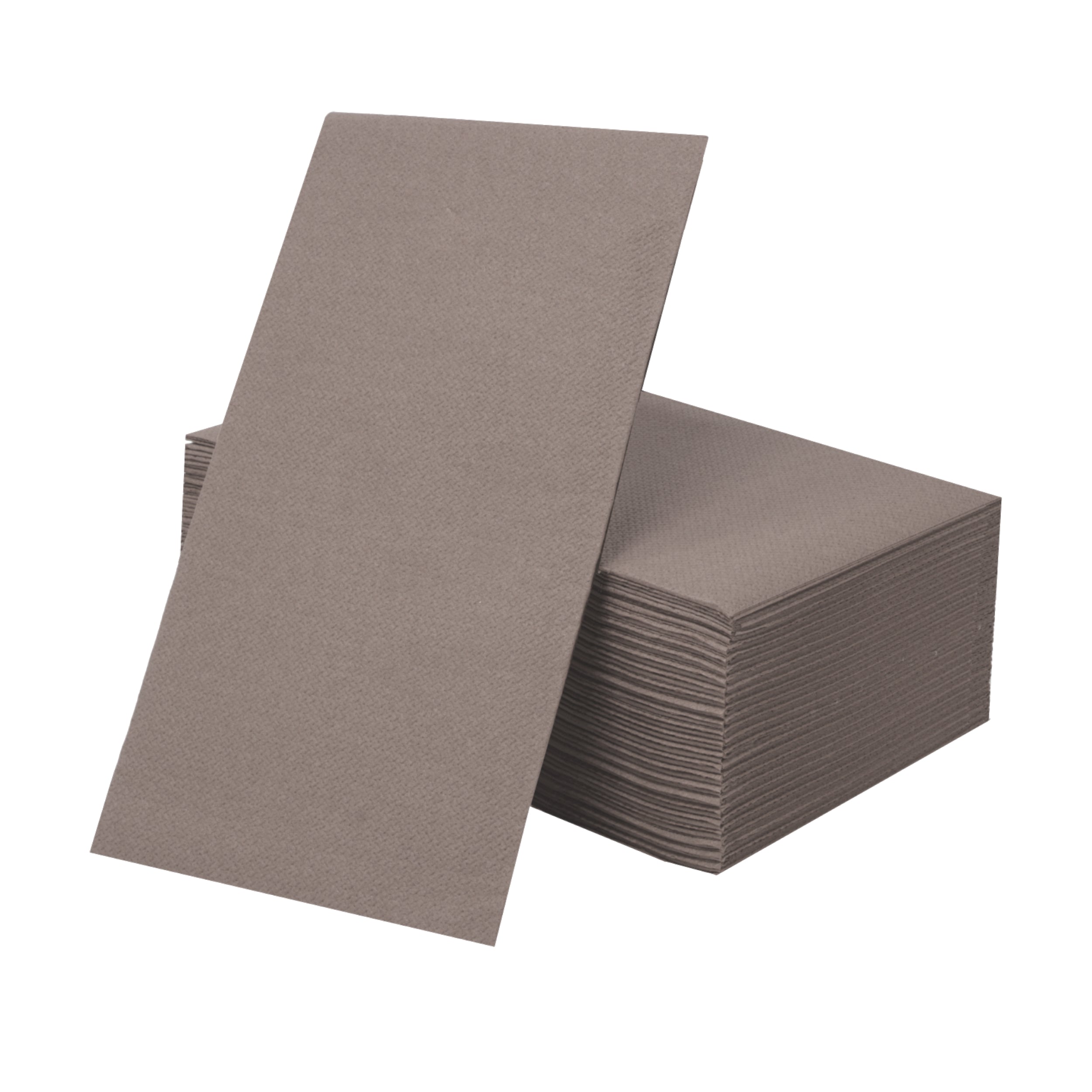 Premium Disposable Paper Buffet Napkins - 50 Pack Gray - Linen-Like Texture for Parties, Weddings & Catering Events