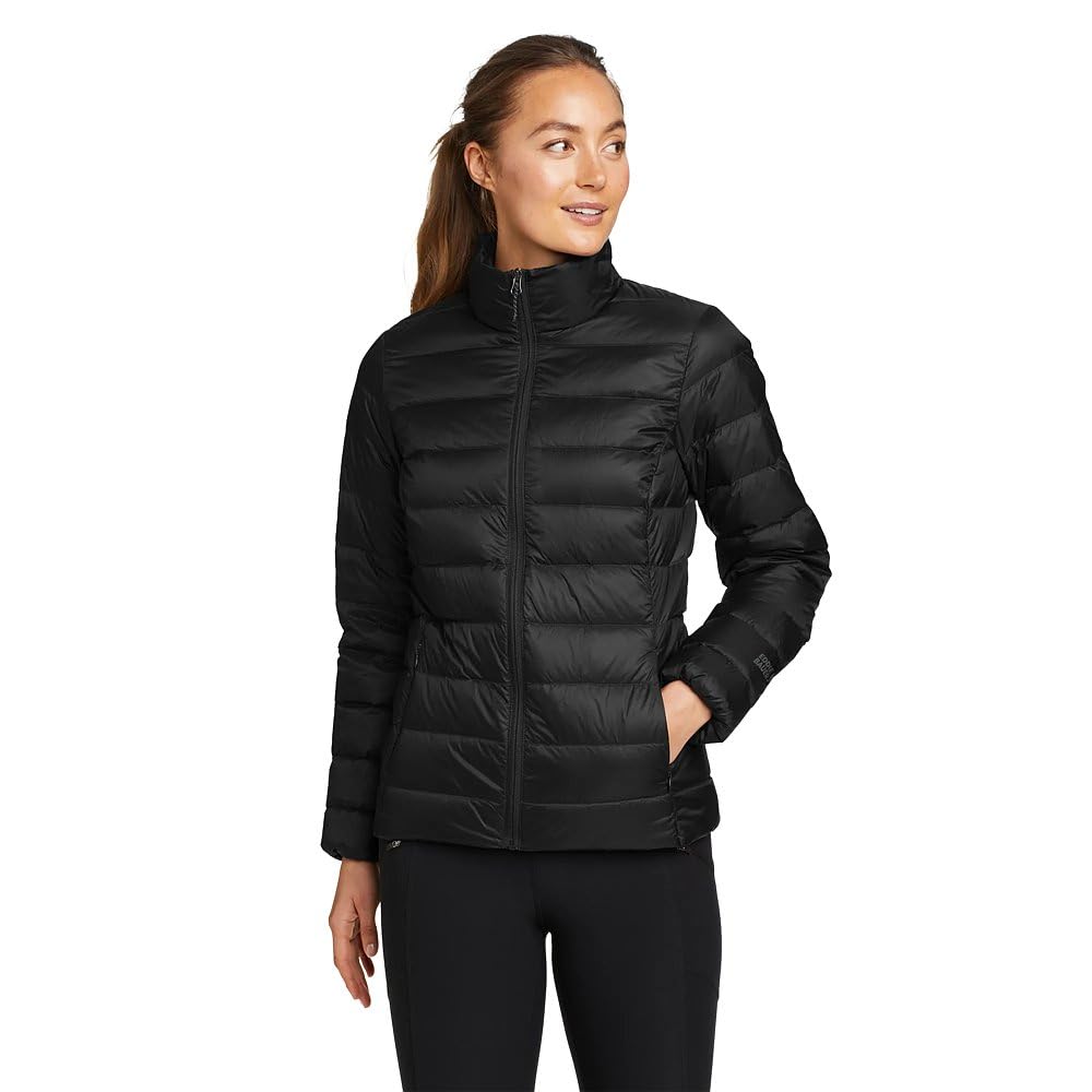 Eddie Bauer Women's Cirruslite Down Jacket - Lightweight Warm Winter Coat, Water-Resistant Packable Puffer Jacket for Hiking, Travel & Outdoor Activities