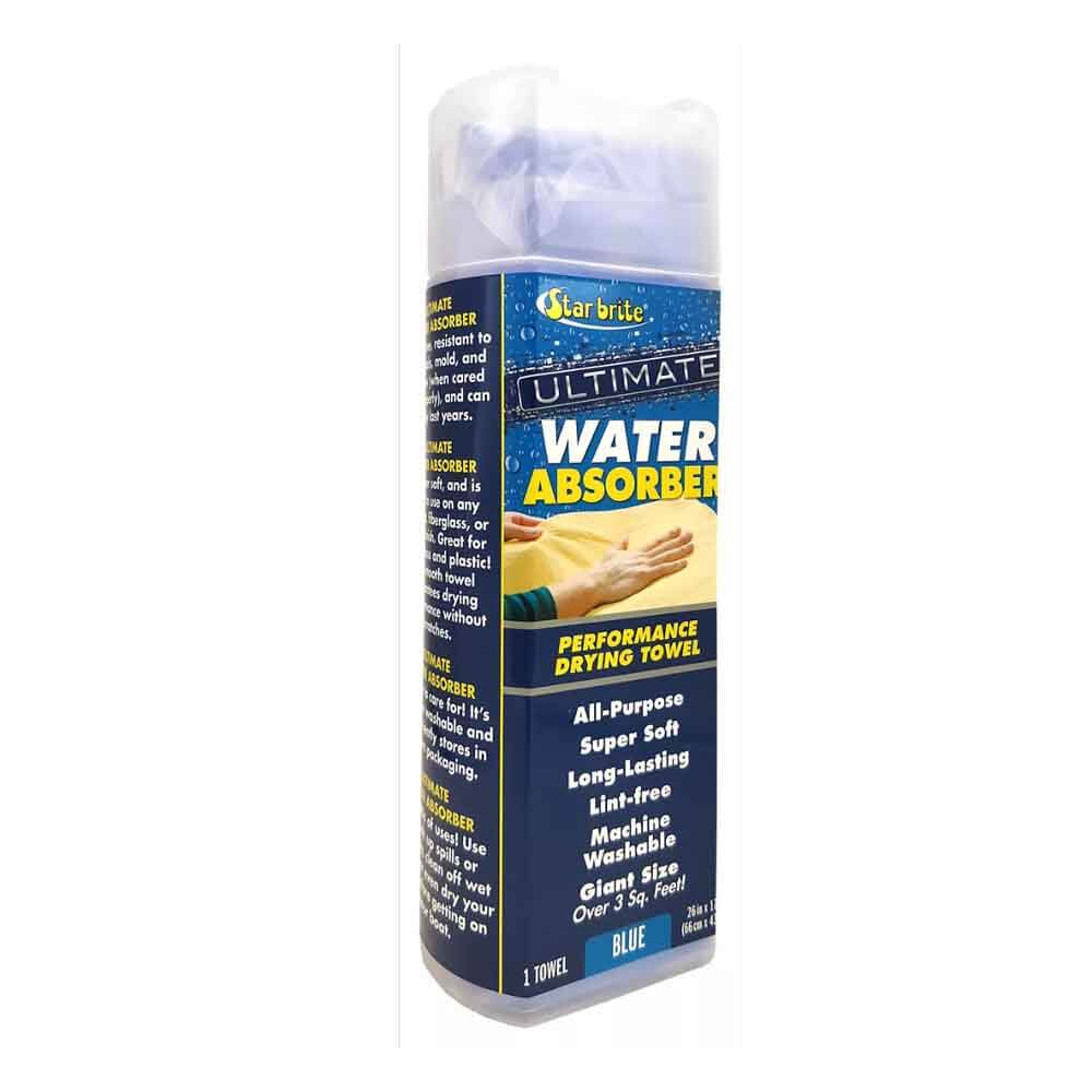 StarBrite Ultimate Water Absorber - Super Absorbent Microfiber Towel for Car, Boat & Home - Quick Drying & Reusable for Spills, Cleaning & Detailing