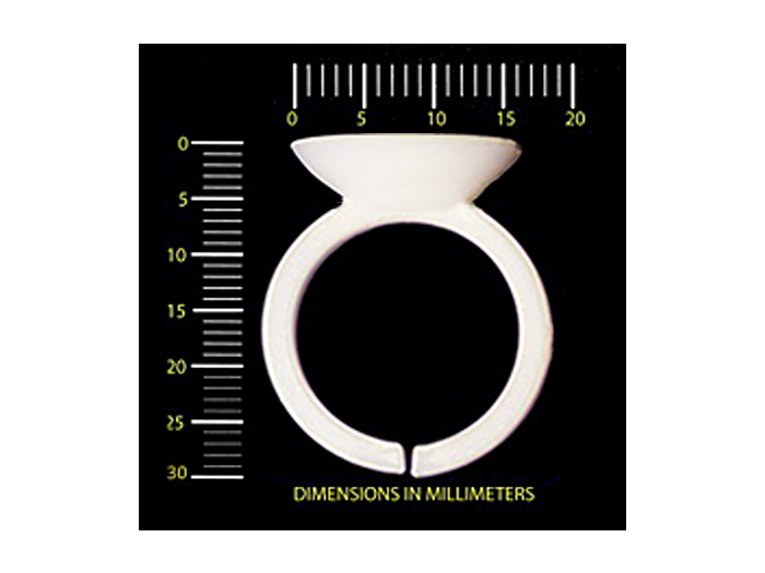 EZI Scleral Lens Applicator Ring - Easy-to-Use Contact Lens Insertion Tool for Keratoconus & Dry Eyes - Perfect for Daily Lens Application & Removal
