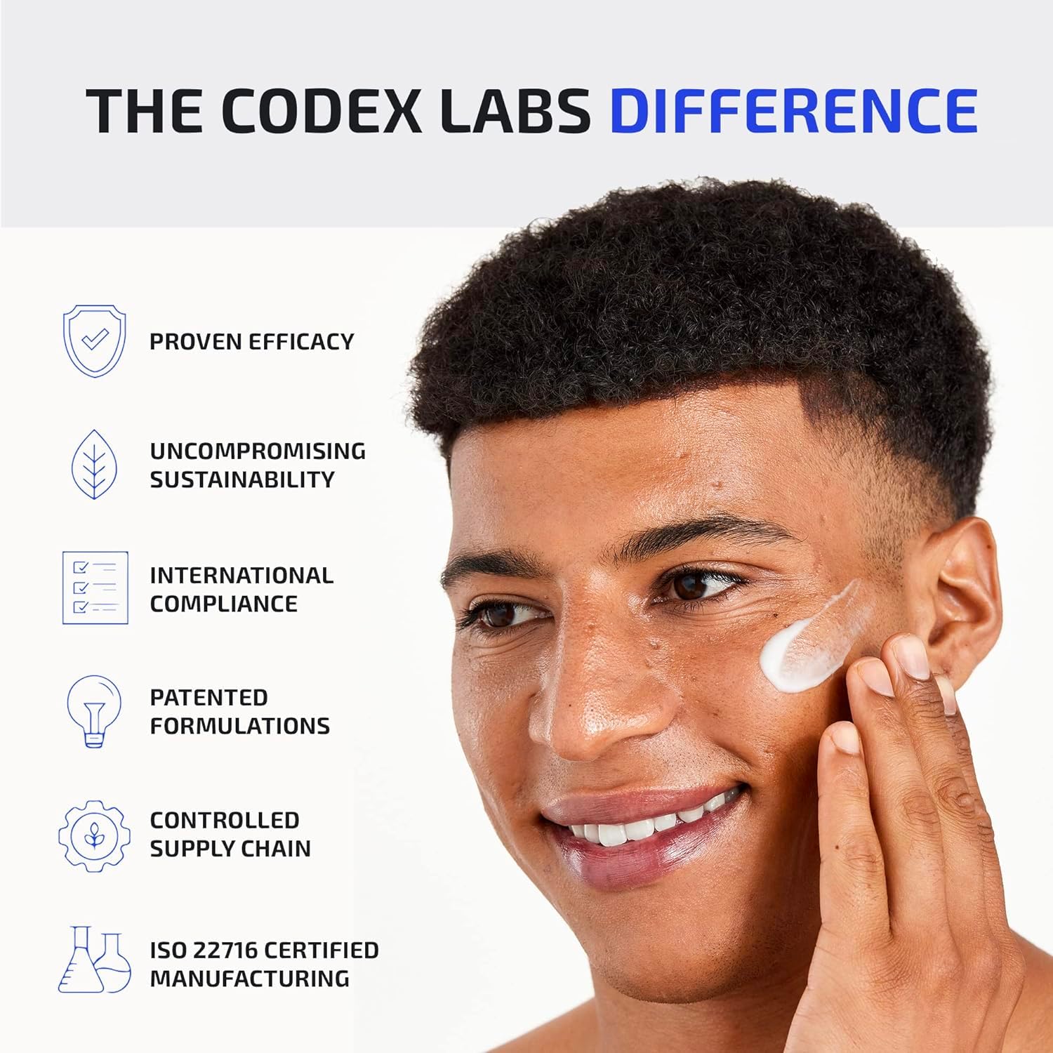 Codex Labs Shaant Balancing Face Cream - Vegan & Cruelty-Free Moisturizer with 1% Bakuchiol & Ashwagandha - Plant-Based Retinol Alternative for Oily & Acne-Prone Skin - Oil Control & Hydration - 1.7oz/50ml - Perfect for Daily Skincare Routine & Nighttime Use