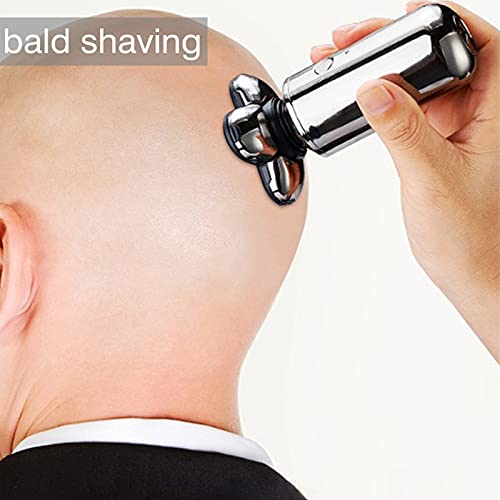 5-in-1 Rechargeable Electric Razor for Men with Digital Display - Wet/Dry Beard Trimmer, Bald Shaver & Body Groomer - Perfect for Travel, Home & Gym Use