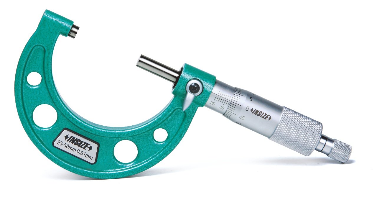 INSIZE 3203-225A Digital Outside Micrometer 200-225mm (8-9 inch) with 0.01mm Precision - Professional Metalworking & Machining Tool for Accurate Measurements in Engineering, Manufacturing, and Quality Control