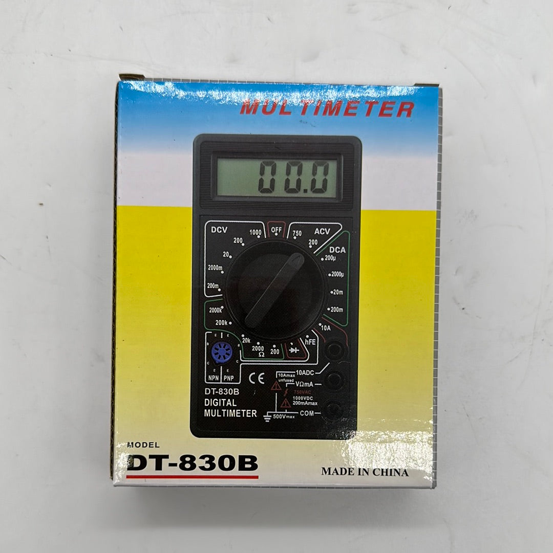 Digital Multimeter Voltmeter - AC/DC Voltage Tester, Ohm Meter, Continuity & Diode Checker - for Home, Automotive, and Electrical Repairs
