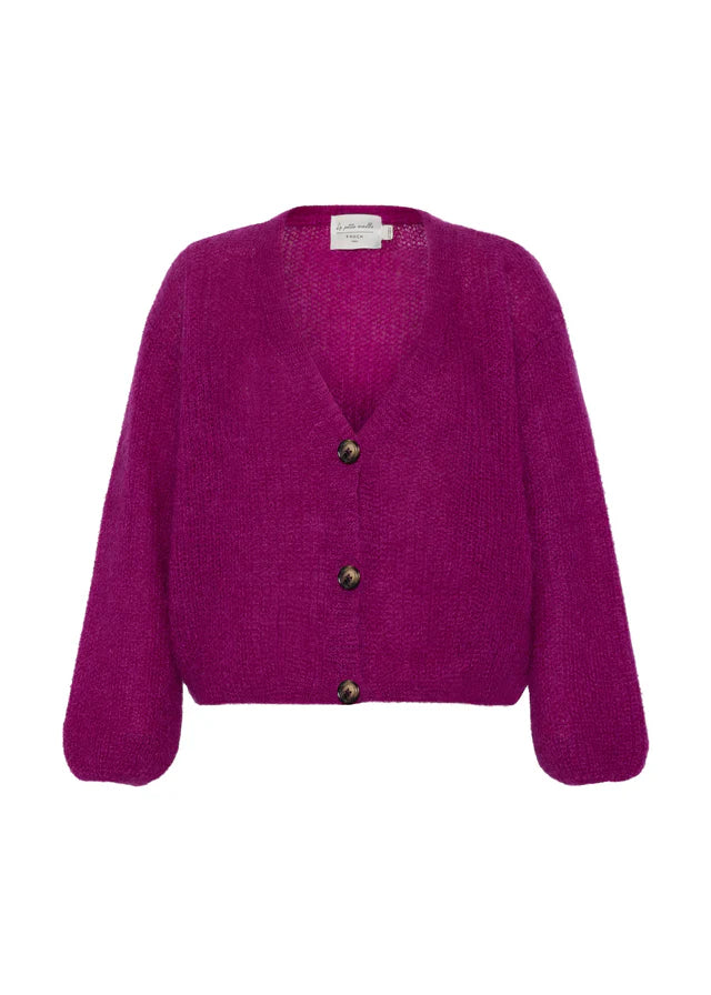 Enorah Women's Purple Cardigan Sweater - Soft Knit Open Front Long Sleeve Wrap Cardigan for Fall & Winter - Perfect for Office, Casual Wear and Layering