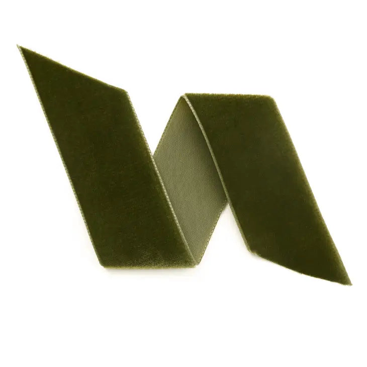 Hunter Green Swiss Velvet Ribbon - Premium Decorative Ribbon for Gift Wrapping, Wedding Decor, DIY Crafts & Home Decoration