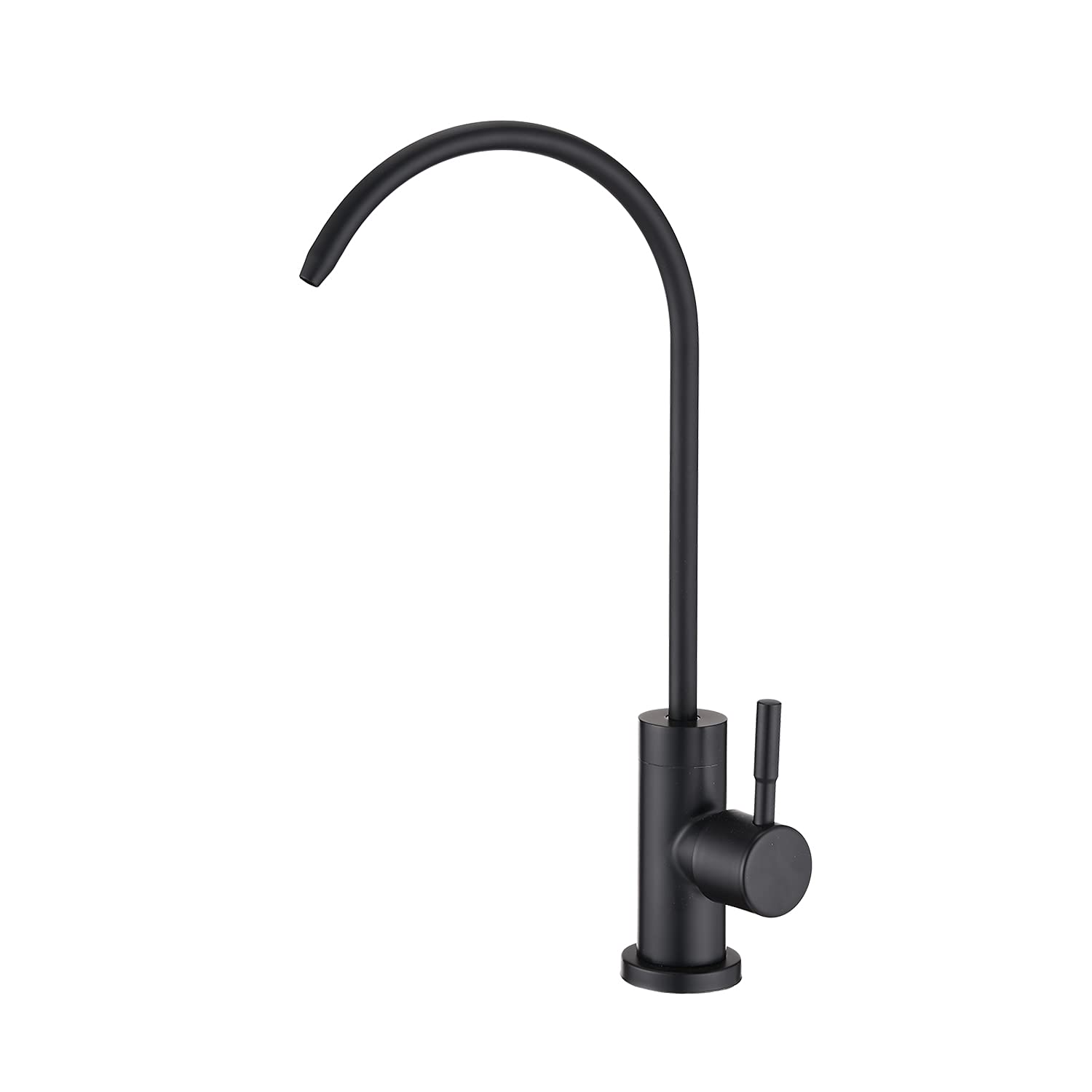 Stainless Steel 304 Kitchen Water Filter Faucet - Lead-Free Drinking Water Faucet for Reverse Osmosis & Filtration Systems | Matte Black Finish | Perfect for Under Sink RO Water Purifiers & Home Water Filtration