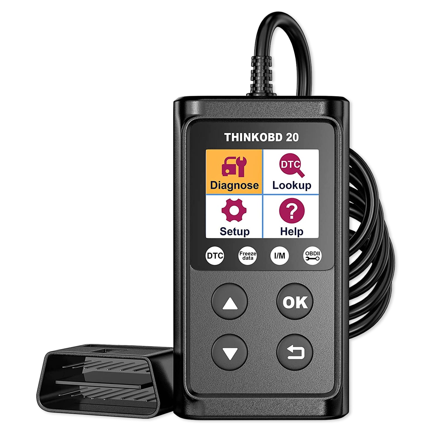 THINKOBD 20 OBD2 Scanner - Automotive Code Reader, Check Engine Light Diagnostic Tool, Live Data & Emissions Scanner for Smog Check | Car, Truck & SUV Engine Diagnostics