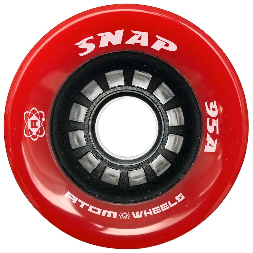 Atom Snap Wheels 60mm 4 Pack - High Performance Skateboard Wheels for Smooth Riding | Perfect for Street Skating, Park Tricks & Commuting