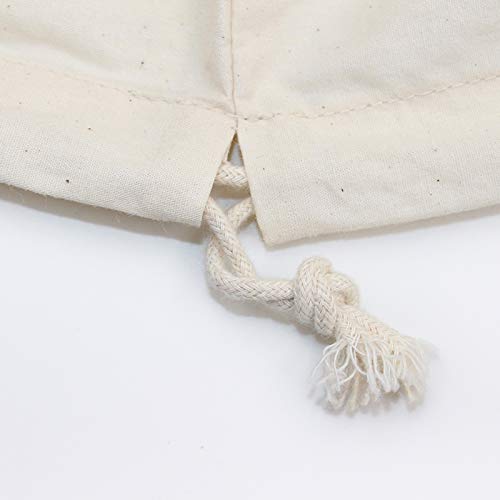 20Pcs Cotton Muslin Drawstring Bags - 5x7 Inch Reusable Gift & Storage Bags for Wedding Favors, Party Favors, Birthday Gifts, Jewelry, Soap, Herbs & DIY Crafts | Eco-Friendly & Versatile