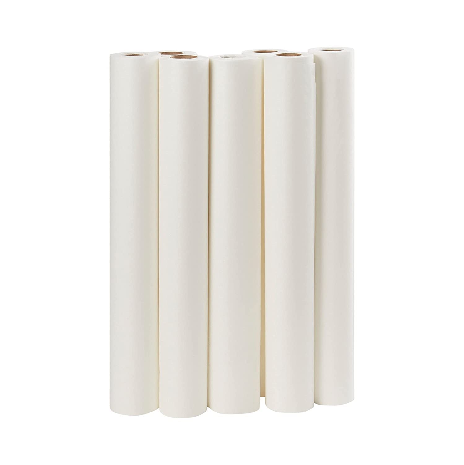 White Exam Table Paper Roll - 21 in x 260 ft (Case of 12) | Medical Examination Table Cover, Doctor Office, Clinic Supplies