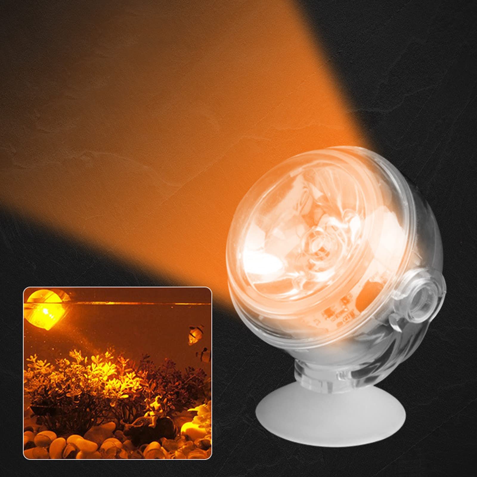 Colorful LED Aquarium Light for Fish Tank & Pond - Underwater Spotlight