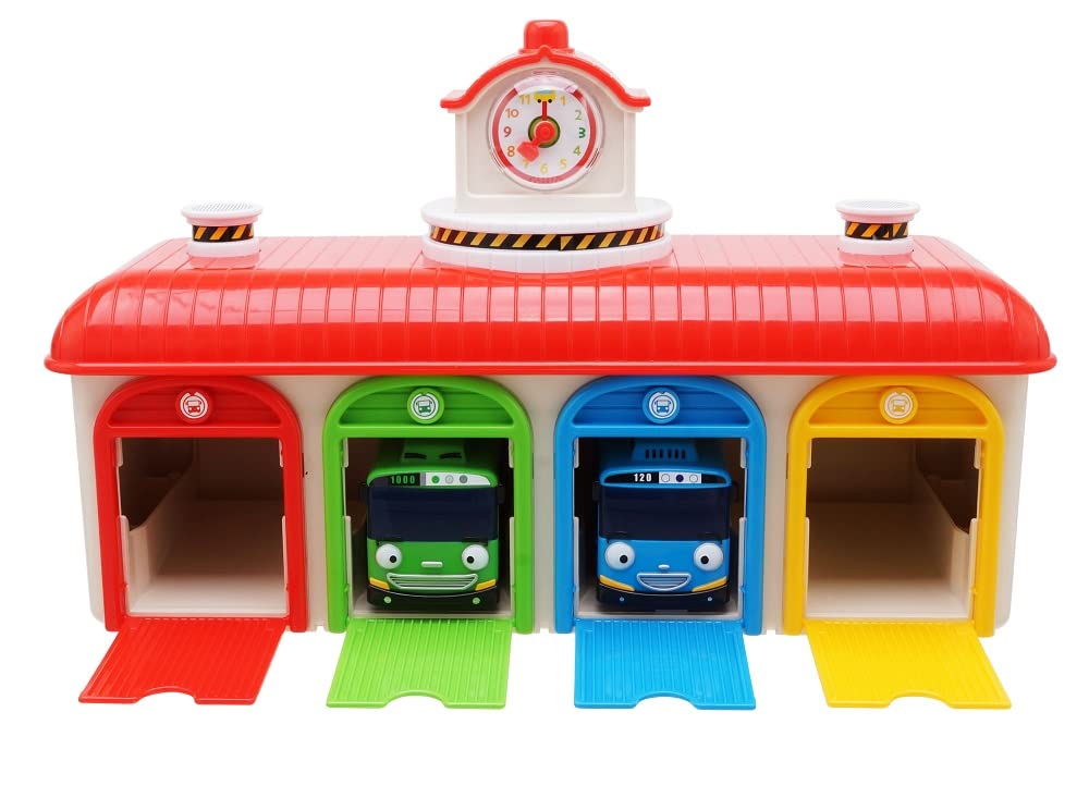 Tayo Rogi Bus Garage Toy Set - Best Christmas & Birthday Gift for Kids, Toddlers Boys & Girls | Pretend Play, Learning & Fun for Preschoolers