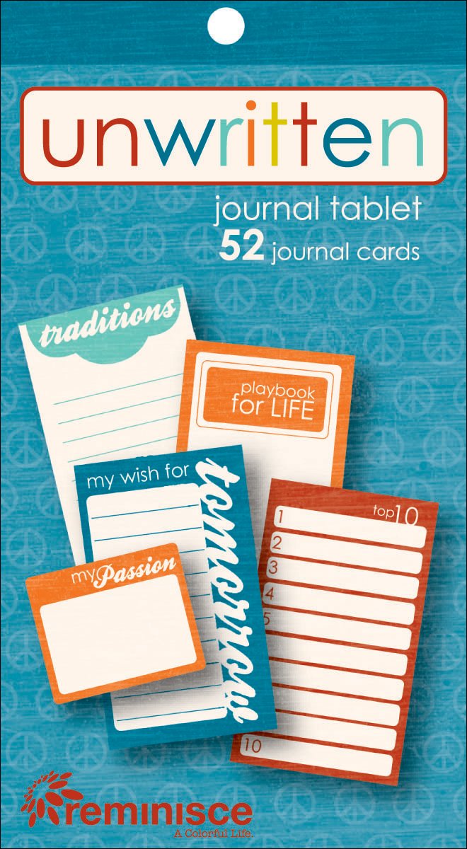 Unwritten Journal Tablet & Deck of Cards Set - Premium Blank Notebook and Playing Cards for Travel, Journaling, and Creative Writing