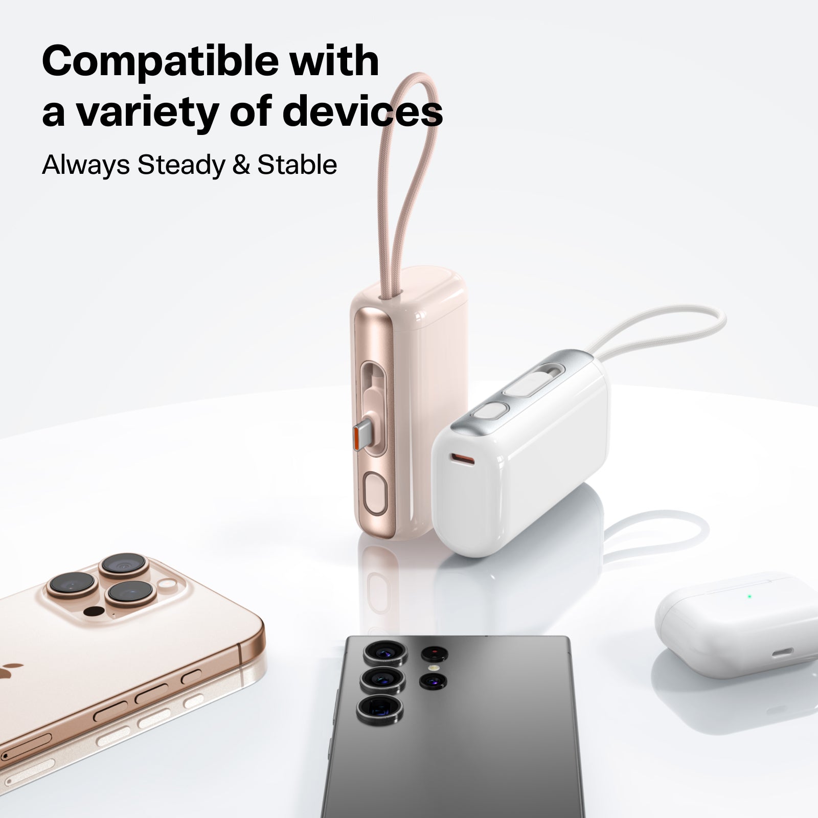 PocketVolt 10000mAh Portable Charger Power Bank - Ultra-Compact & Fast Charging for iPhone, Android, Samsung - Perfect for Travel, Camping & Emergency Backup