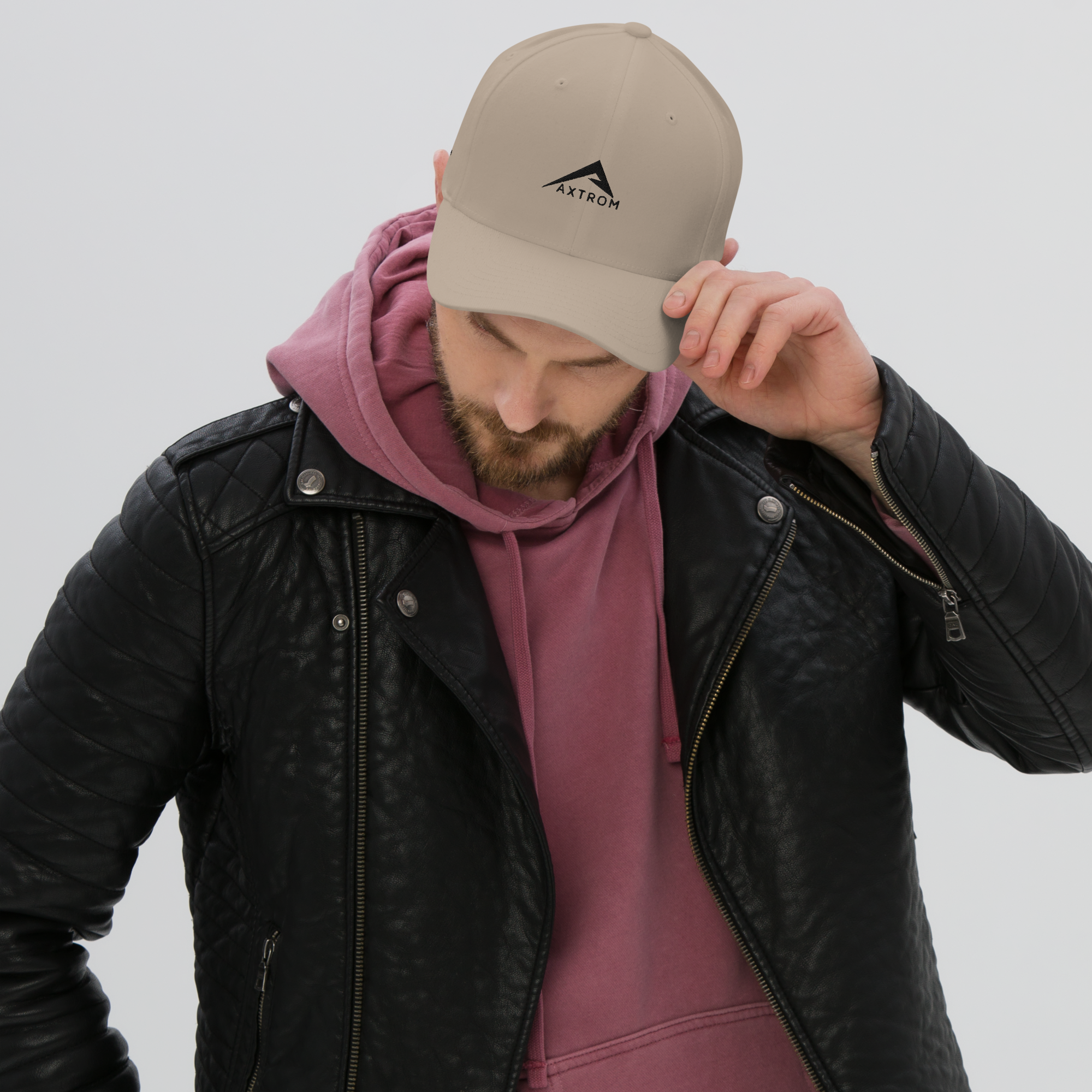 Flexfit Adjustable Baseball Cap (Black/Khaki) - Comfortable & Stylish for Outdoor Sports, Casual Wear & Daily Use