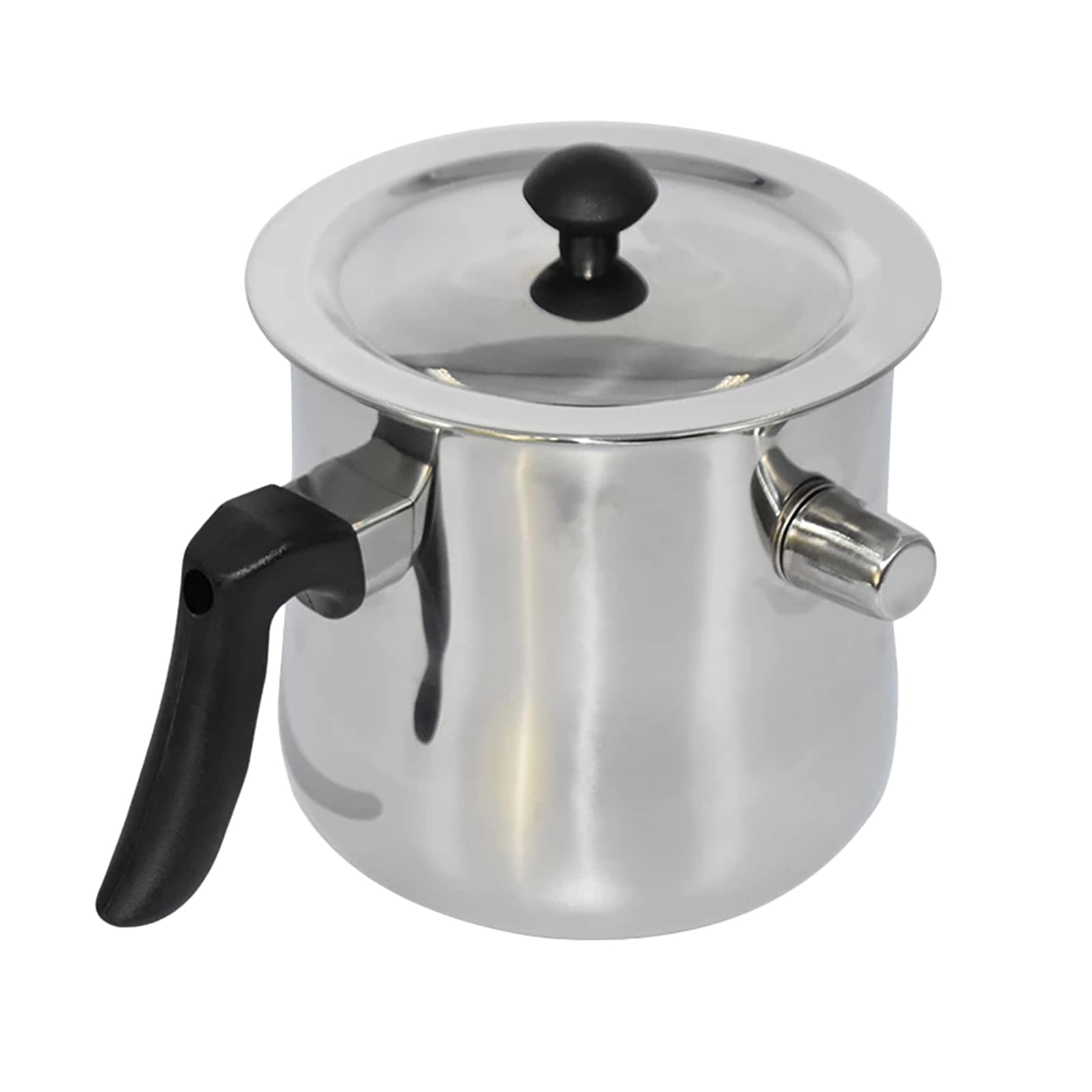 Oshhni 1.5L/2.5L Candle Making Pouring Pot - Double Boiler Wax Melter with Heat-Resistant Handle, DIY Scented Candle Making Kit Supplies (17.5x15cm) - Perfect for Home Candle Crafting, Wax Melting, and DIY Gift Making