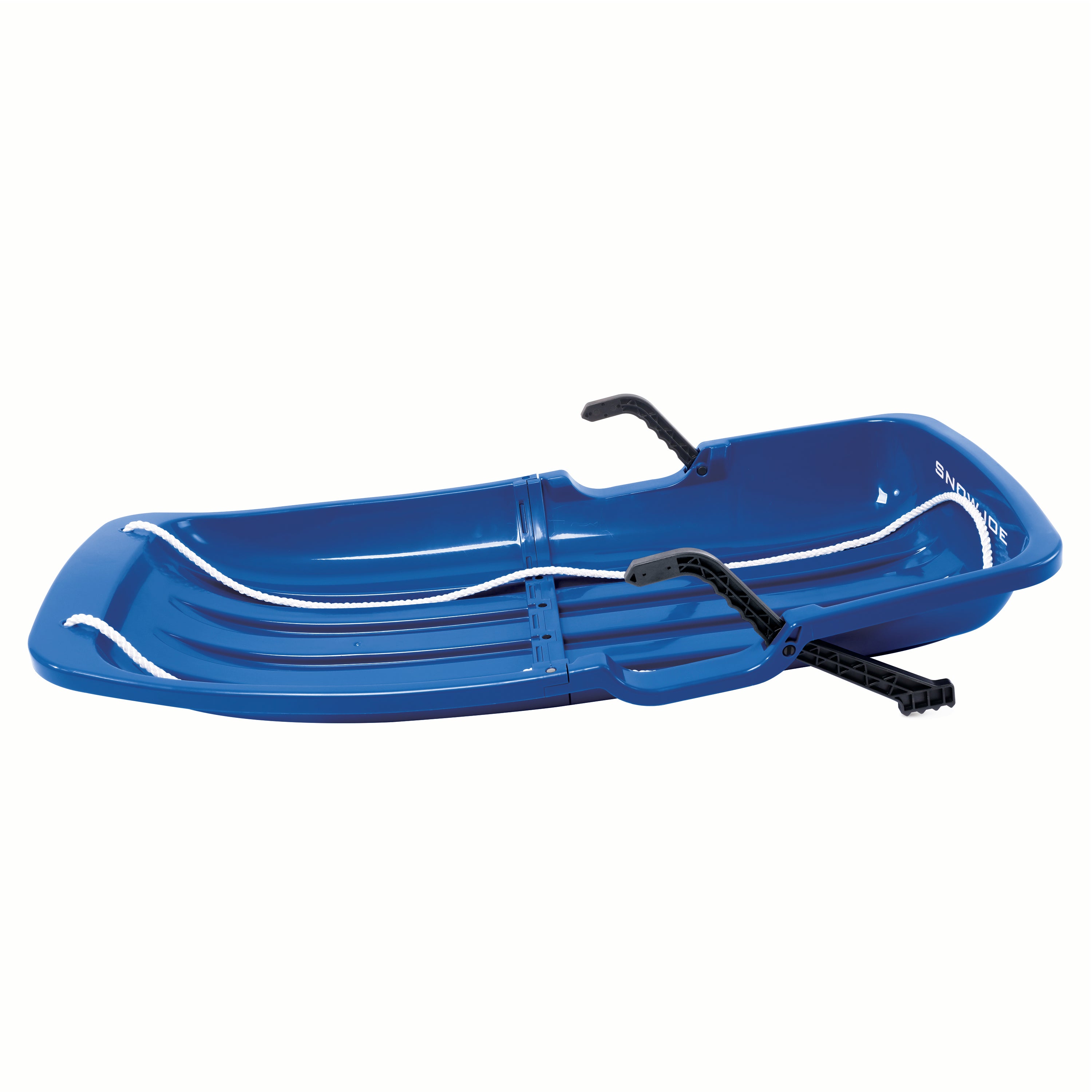Snow Joe SJ SLD48 SJB 48-Inch Blue Snow Sled for Kids Ages 4+ | 2-Person Capacity | Winter Outdoor Fun for Snow Tubing & Sledding on Hills