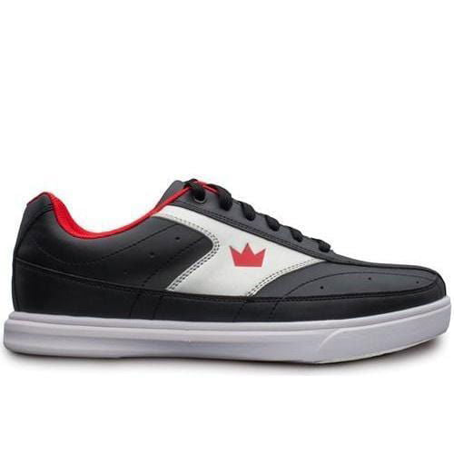 Brunswick Men's Renegade Bowling Shoes - Black/Red - Comfortable & Durable for League Play & Tournament Bowling