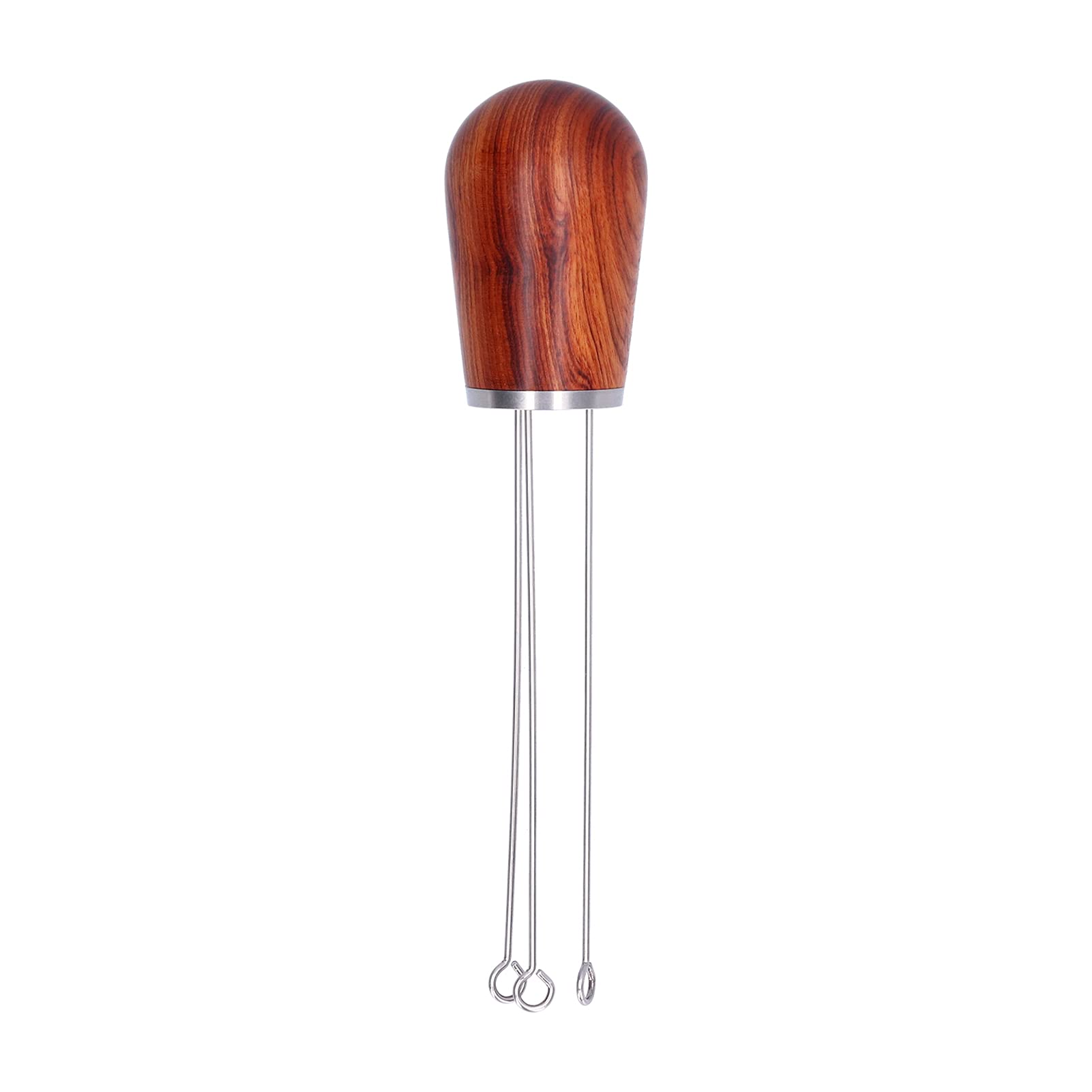 Premium Coffee Stirrer & Needle Distributor - Durable & Practical Coffee Tool for Home, Cafe & Barista Use - Red Precious Wood & Blue Options - Perfect for Espresso Tamping, Latte Art & Coffee Grounds Leveling