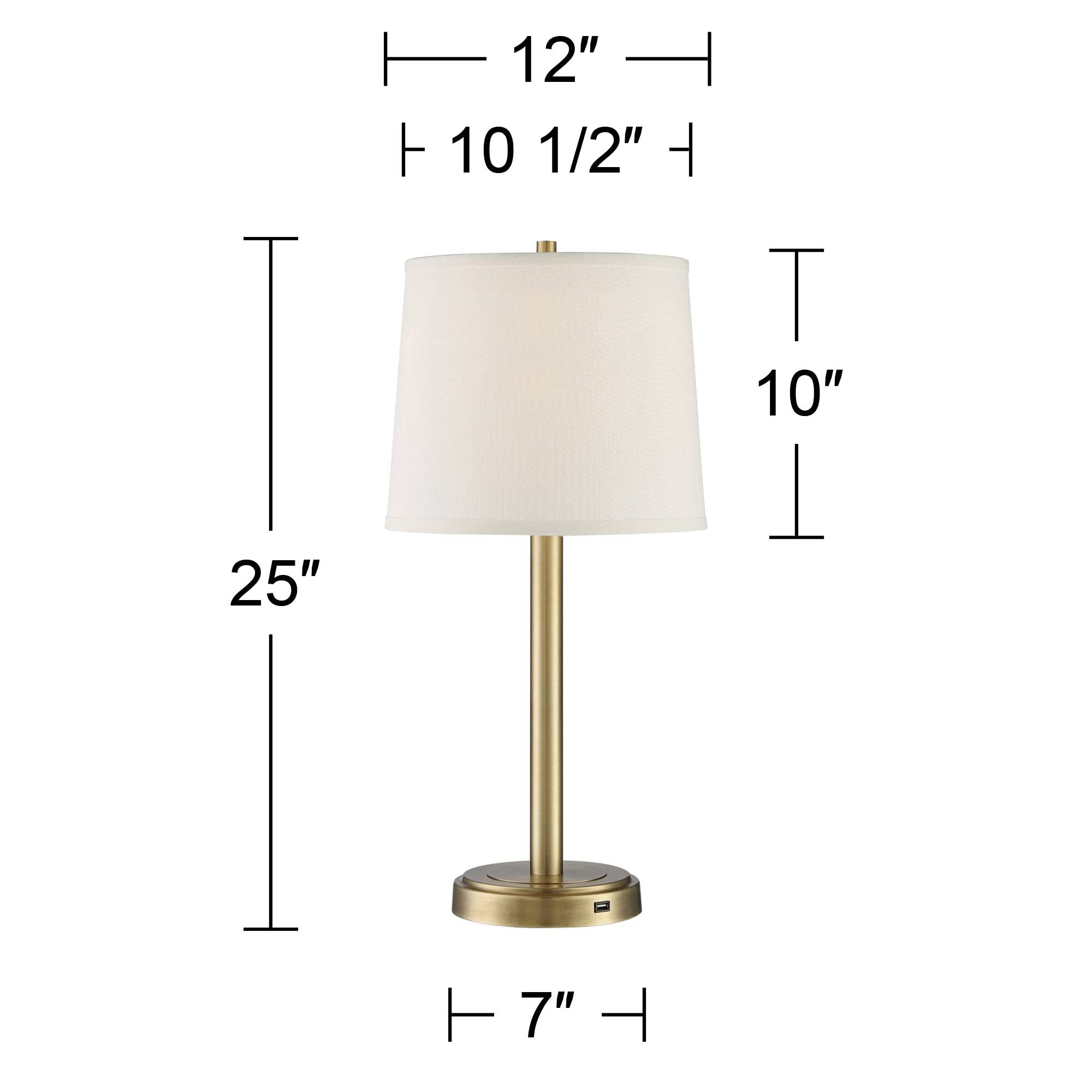 360 Lighting Camile Modern Glam Luxury Table Lamps Set of 2 - 25