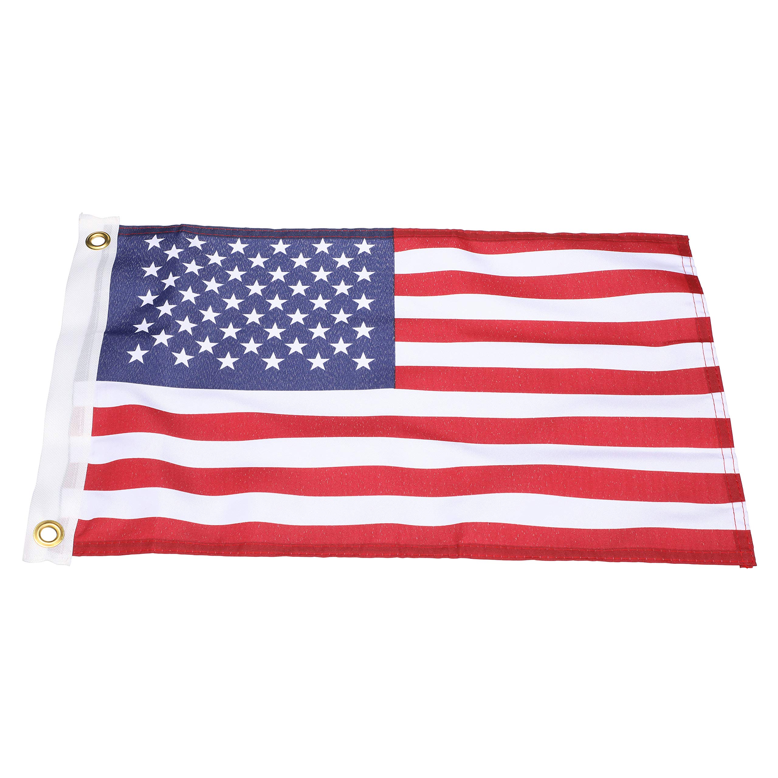 Seachoice USA Flag 12x18 Inch - Print-Dyed Marine Grade Nylon American Flag for Boats, RVs & Outdoor Decor | Weather-Resistant & Durable