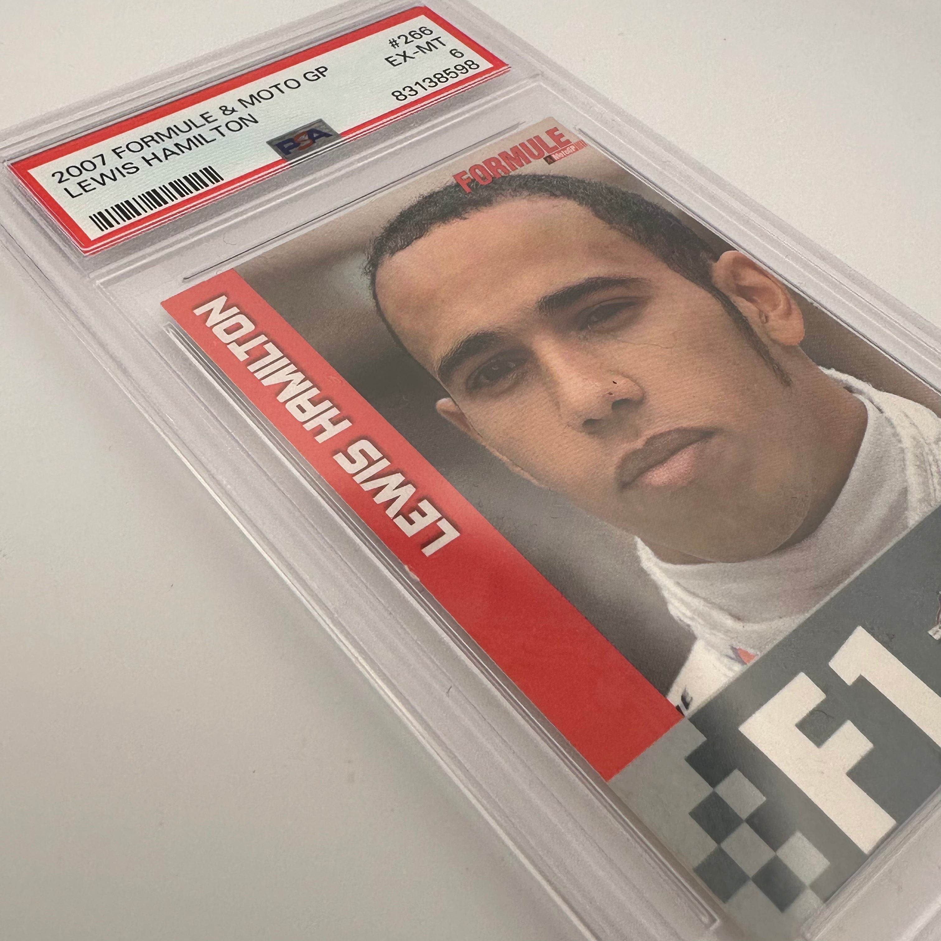 2007 Formula 1 Lewis Hamilton #266 PSA 6 Graded Racing Card - Perfect for F1 Collectors & Motorsport Memorabilia Fans