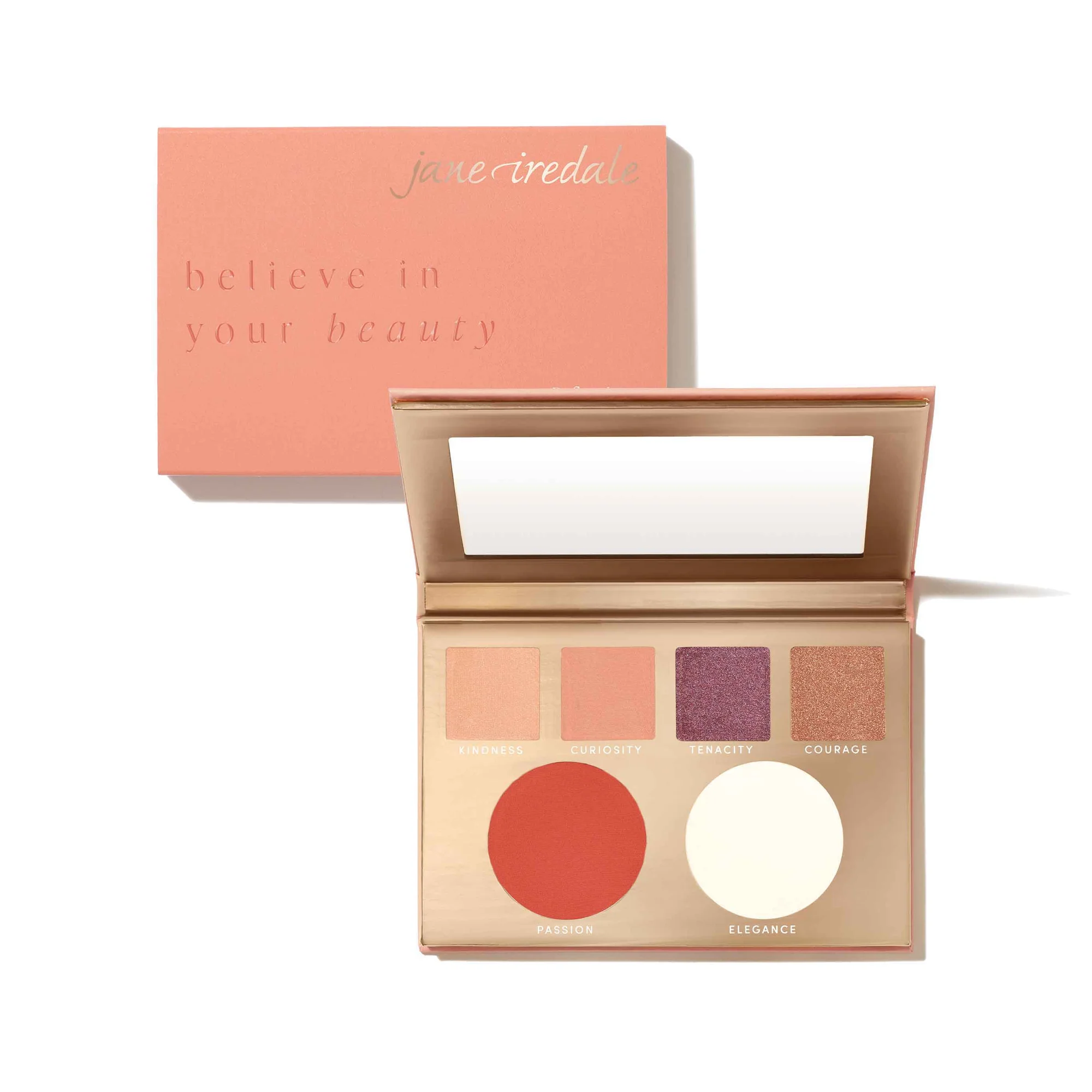 Jane Iredale Reflections Face Palette - Natural Mineral Makeup with Blush, Bronzer & Highlighter - Perfect for Everyday Glow & Special Occasions