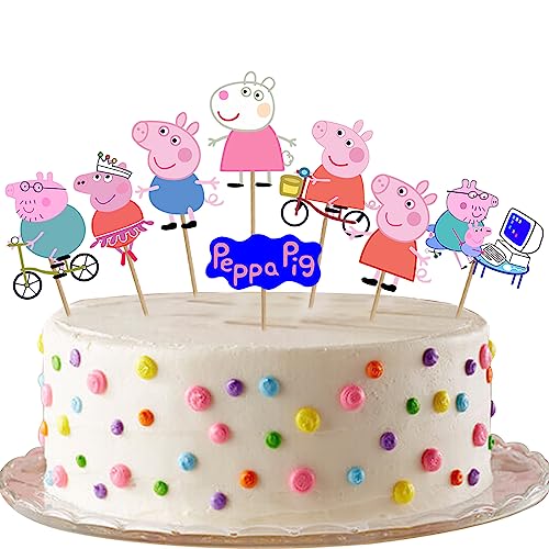 Multicolor Cupcake Topper - 10Pcs