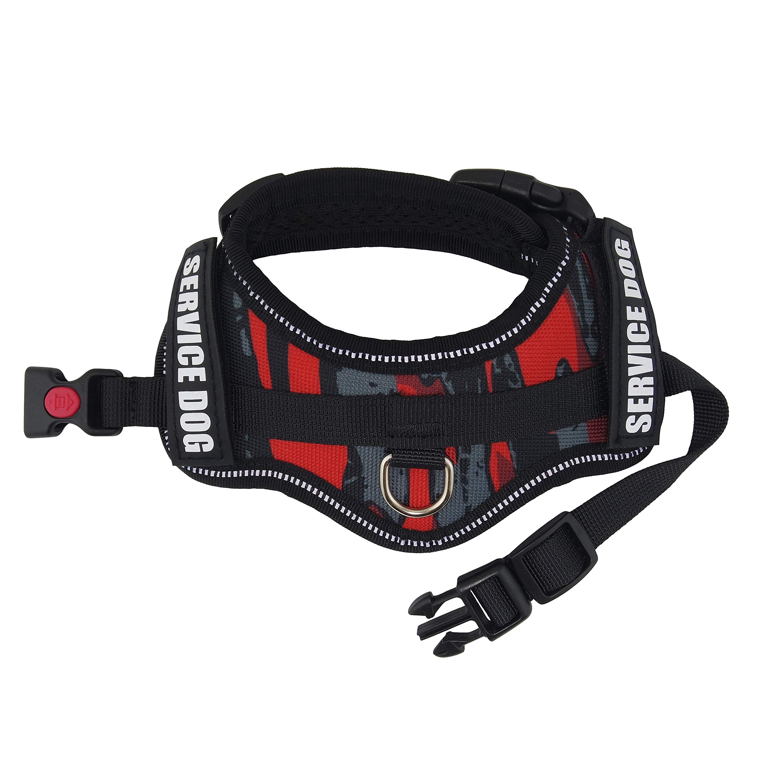 Dihapet No Pull Dog Harness - Adjustable Service Dog Vest for Training, Walking & Jogging - Comfortable Pet Safety Vest for Small Medium Large Dogs - Perfect for Outdoor Adventures & Daily Walks