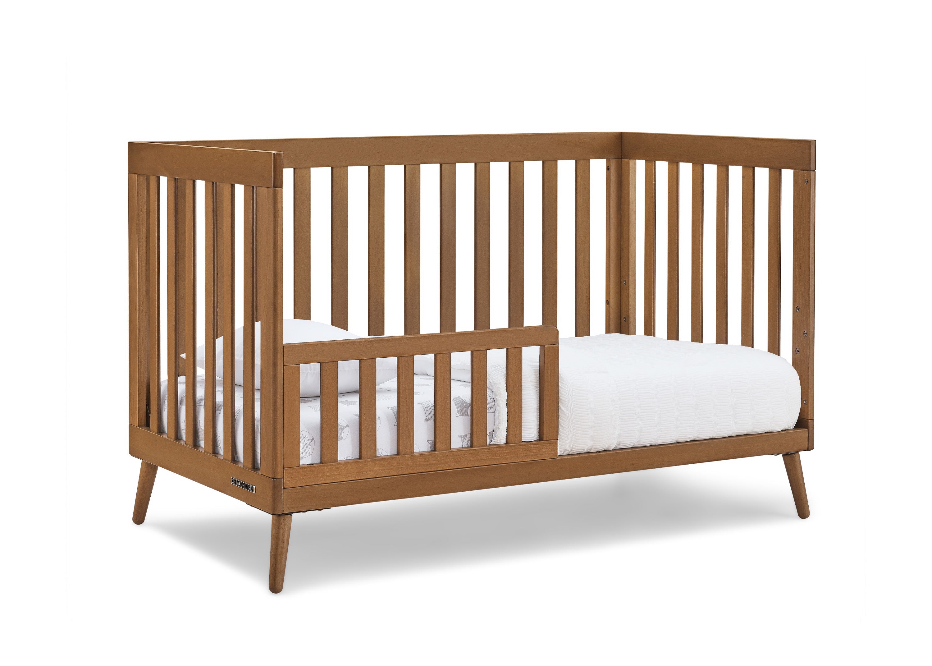 Essex 4-in-1 Convertible Baby Crib - Toddler Bed, Daybed & Full-Size Bed Conversion - Safe Nursery Furniture for Newborns & Kids - Perfect for Bedrooms, Daycare & Guest Rooms