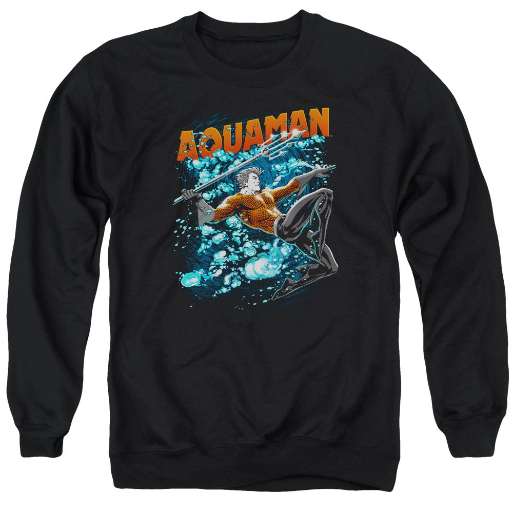 JLA Aqua Bubbles Unisex Crewneck Sweatshirt - Soft Cotton Pullover for Men & Women | Perfect for Casual Wear, Street Style & Lounge Comfort