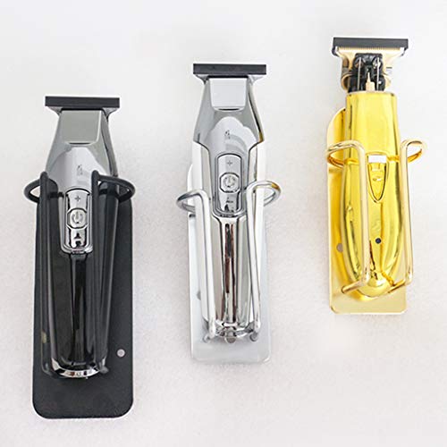 Professional Silver Hair Clipper Holder Stand - Barber Salon Organizer for Trimmers & Tools - Perfect for Salon Stations, Home Grooming & Travel Use