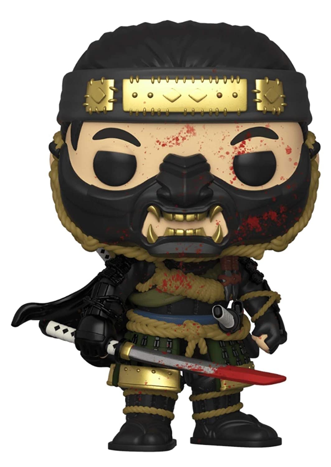 Funko Pop! Ghost of Tsushima Jin Sakai Bloody Edition - Collectible Vinyl Figure for Gamers & Anime Fans - Perfect for Display, Gifts, and Game Room Decor