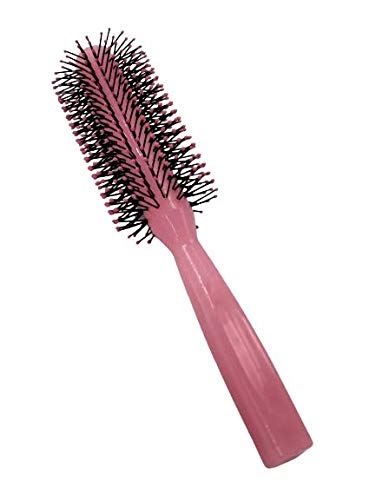Kira Professional Detangling Hair Brush with Soft Bristles - Gentle Hair Brush for Men, Women & Kids - Perfect for All Hair Types (Black Plastic Handle) - Ideal for Home, Travel & Salon Use