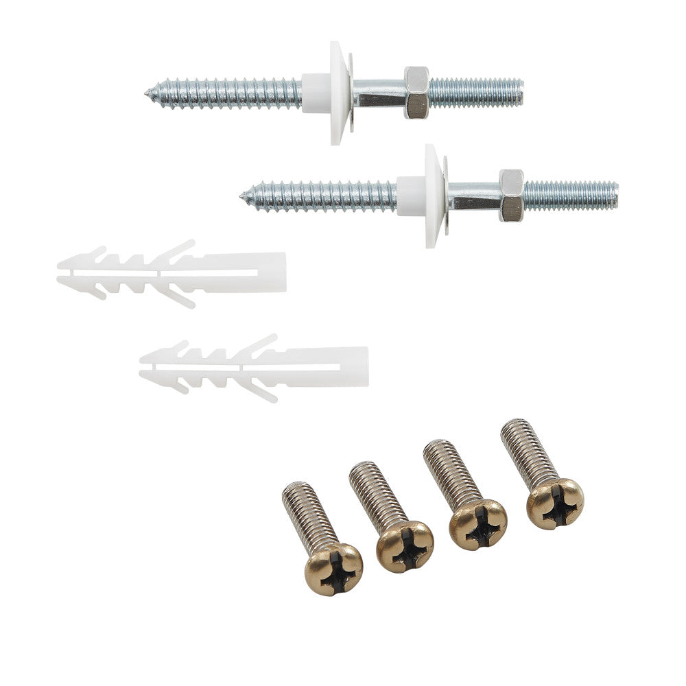 Stainless Steel Installation Screws for Console Sink & Gold Legs - Heavy Duty Mounting Hardware for Bathroom Vanity, Kitchen Sink, and Countertop Fixtures