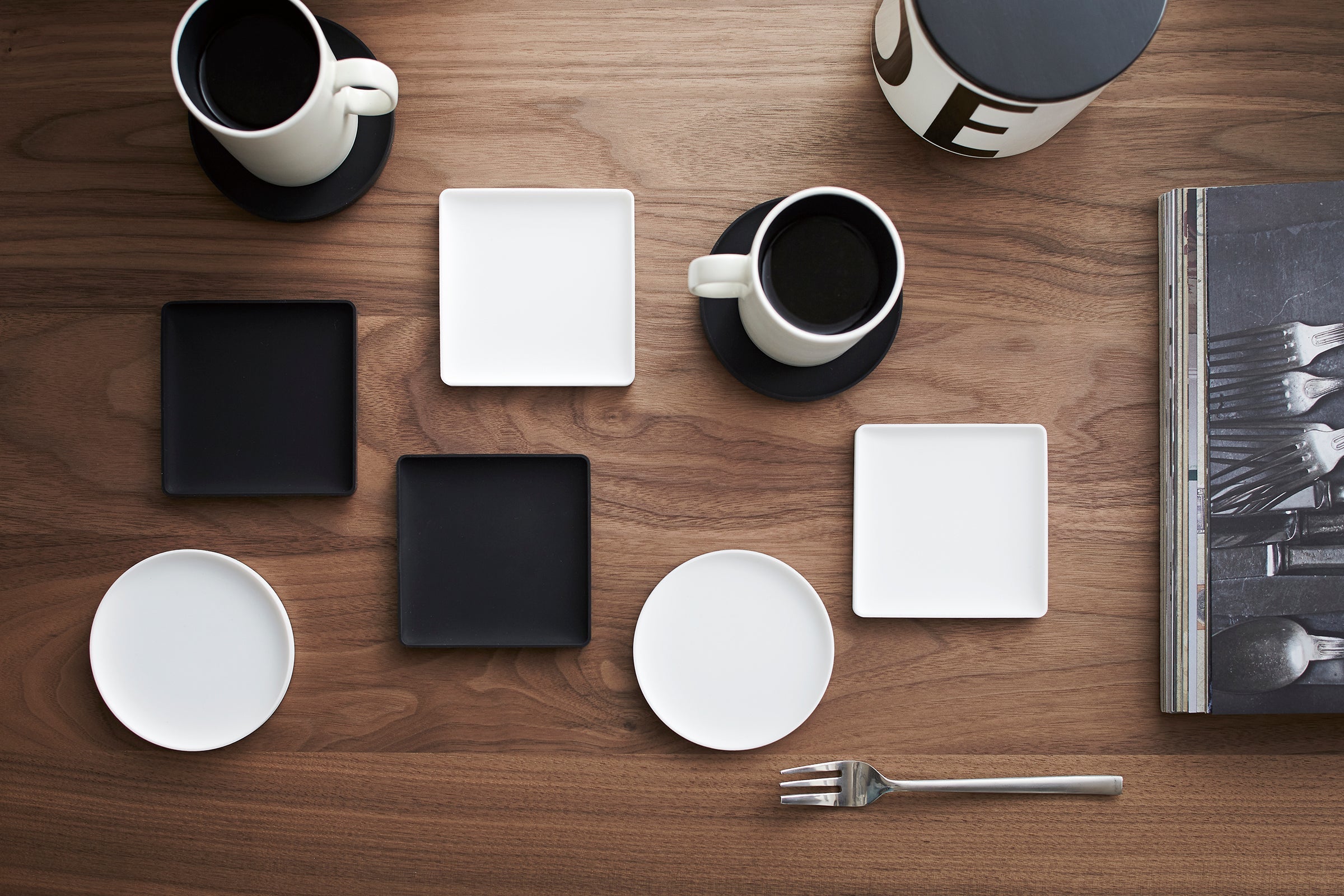6-Pack Silicone Coasters Set - 2 Stylish Designs for Hot & Cold Drinks - Perfect for Home, Office, or Party Use