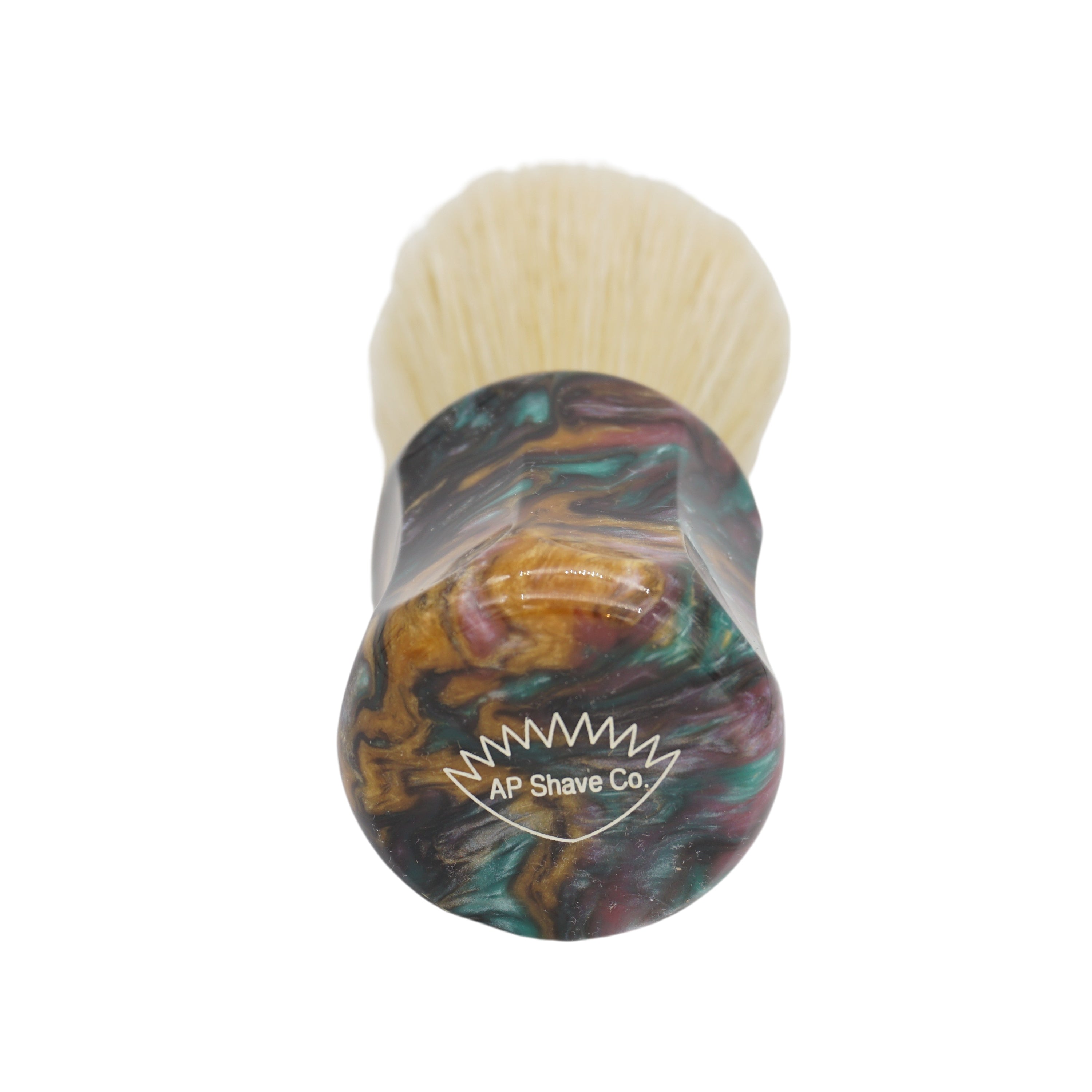 Premium Semogue SOC 24mm Boar Bristle Shaving Brush with Dark Abalone Resin Handle - Handcrafted by Shavemac for Wet Shaving Enthusiasts | Perfect for Traditional Wet Shaving, Grooming Kits & Luxury Bathroom Essentials