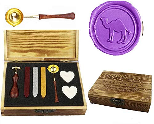 Vintage Cactus Wax Seal Stamp Kit for Wedding Invitations & Gifts