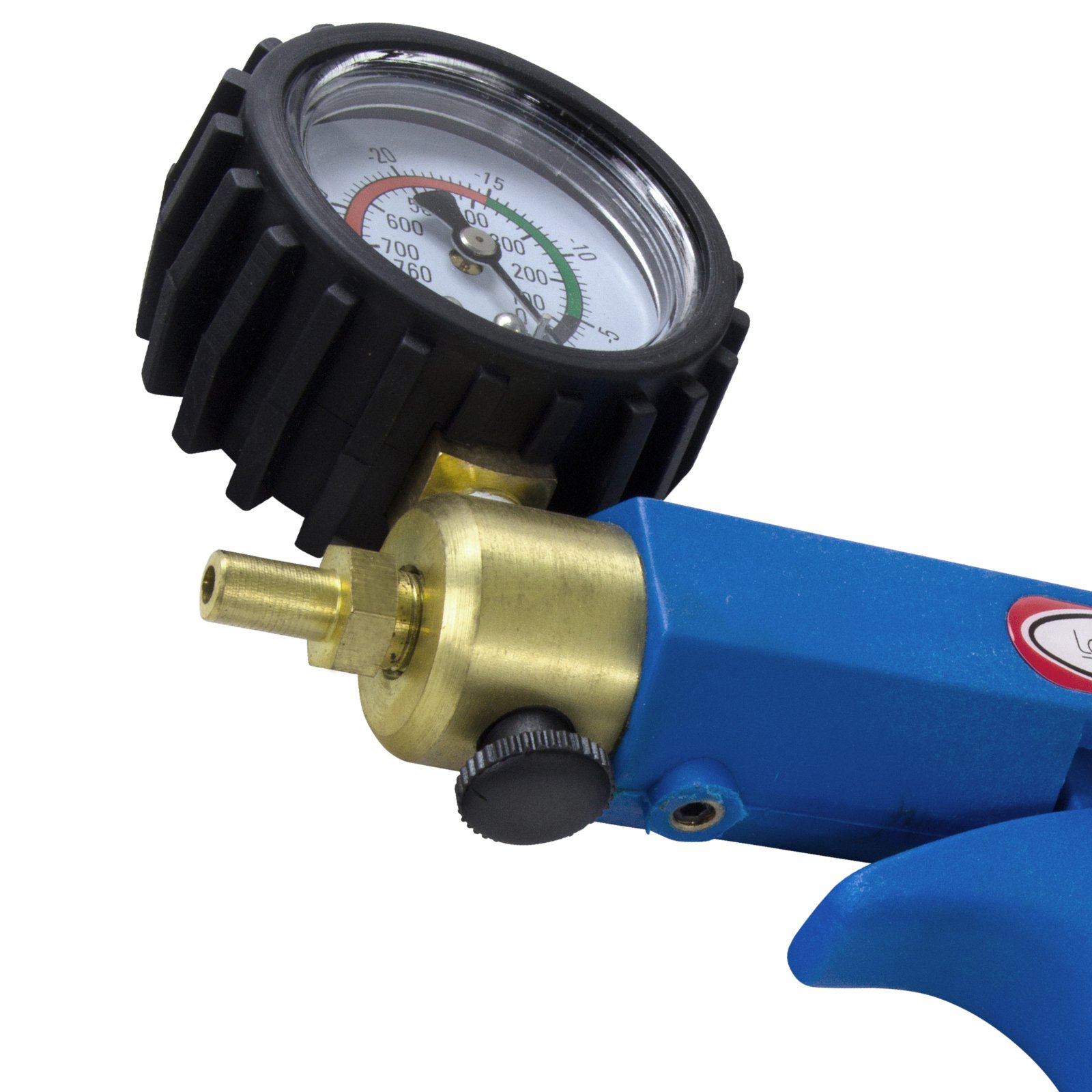 **LeLuv Vibrating Penis Pump with Maxi Black Handle, Protected Gauge, Clear Hose & 4 Sizes of Constriction Rings – 12