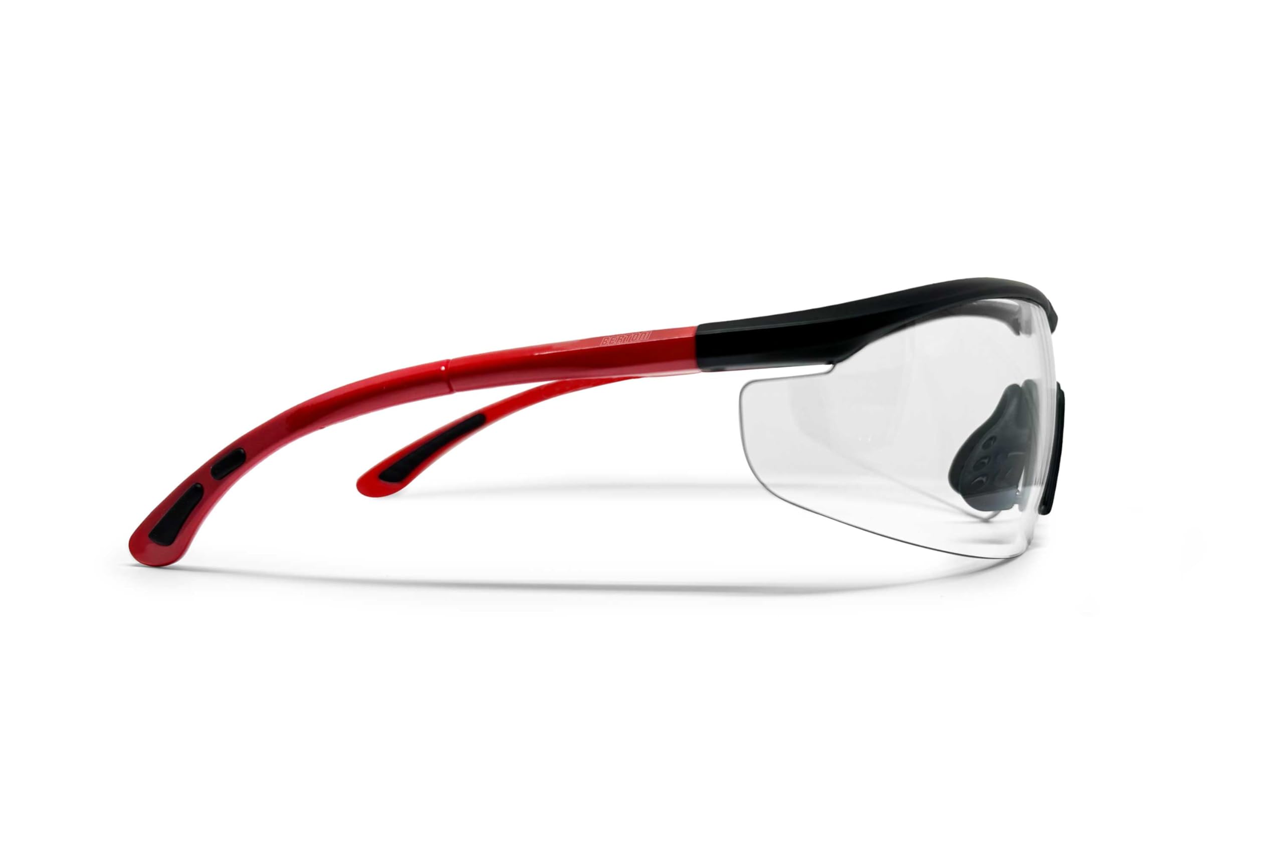 Bertoni SH898 Tactical Shooting Glasses - 4 Interchangeable Anti-Fog Lenses with Carrying Case - Safety Eyewear for Shooting, Hunting & Outdoor Sports