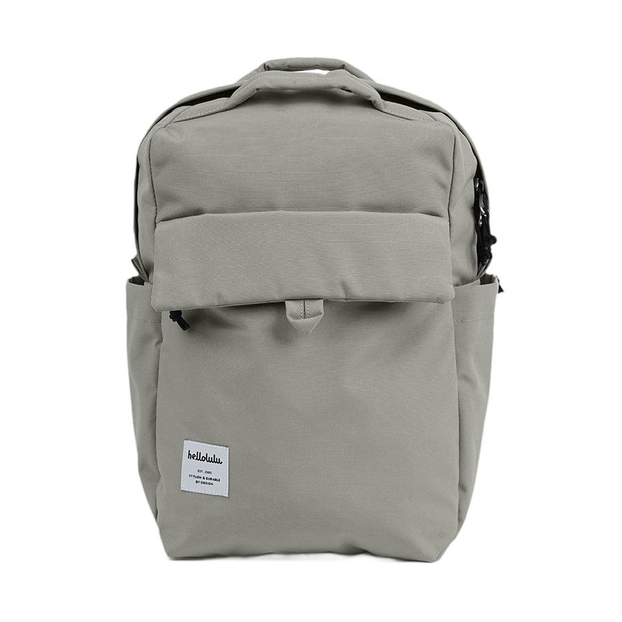 HELLOLULU Mini Carter All Day Backpack - Lightweight Laptop Backpack for Women, Soft Gray - Perfect for Work, Travel & School