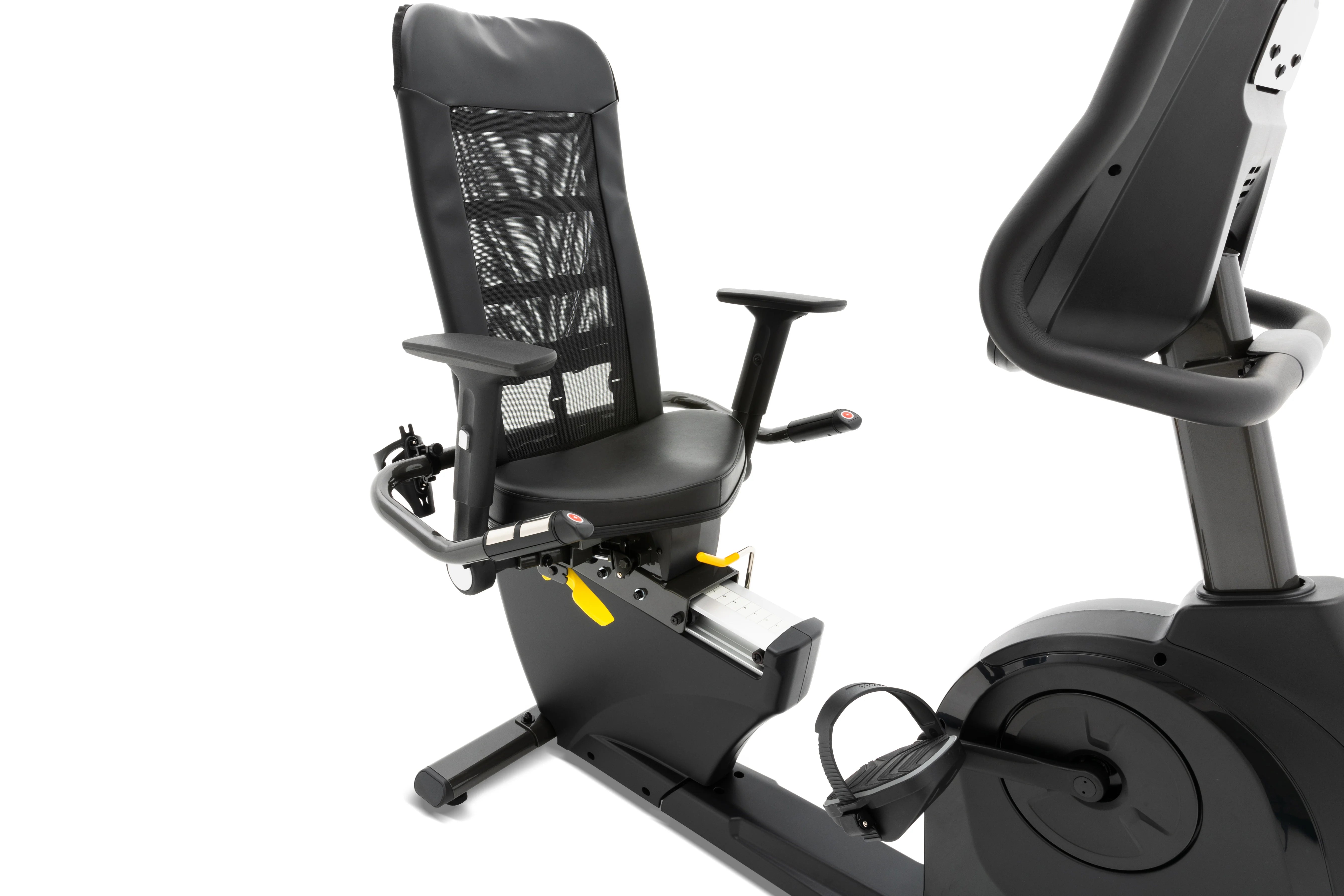 Spirit XBR55ENT Recumbent Exercise Bike with Entertainment Series - Home Gym Equipment for Cardio Workout & Indoor Cycling Training