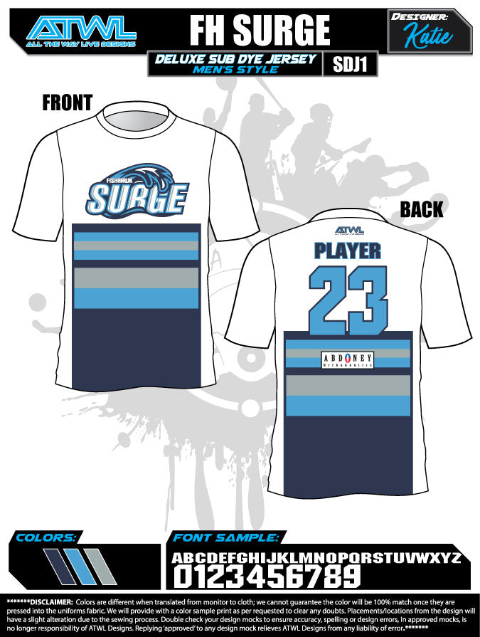 Fishhawk Fall League Men's Sublimated Basketball Jerseys - Breathable & Lightweight for Game Day & Team Sports