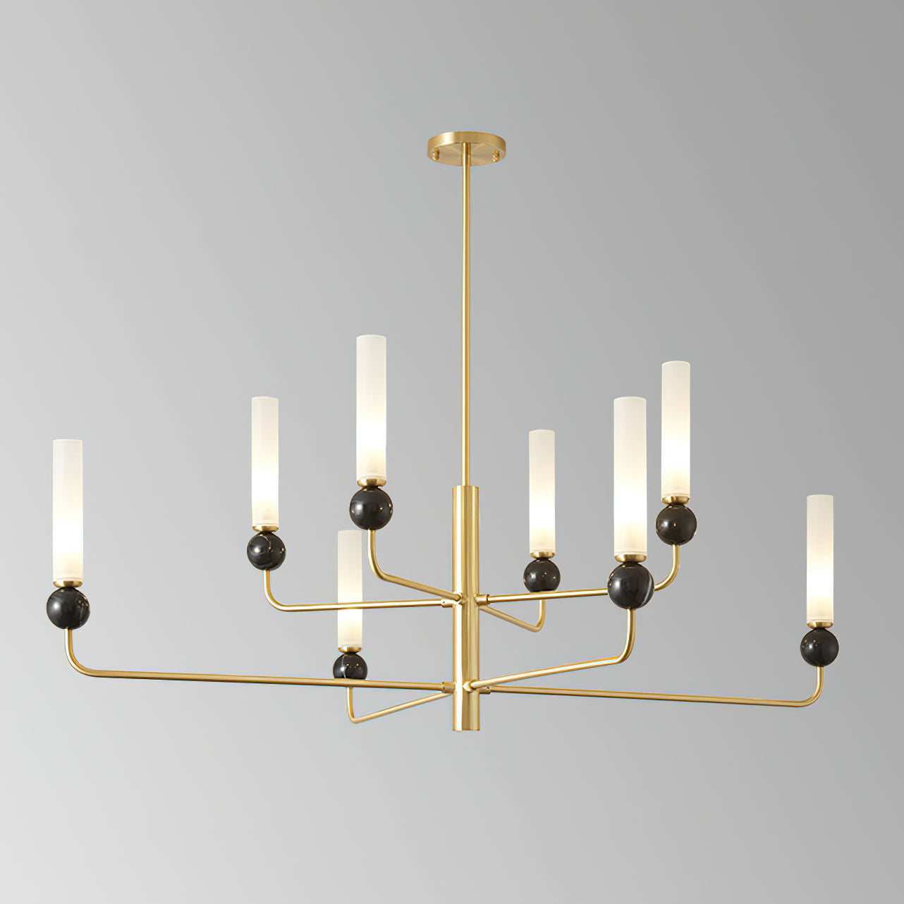 Delie Crystal Chandelier - Elegant Modern Ceiling Light Fixture for Dining Room, Bedroom & Living Room | Perfect for Home Decor, Wedding & Luxury Interior Lighting