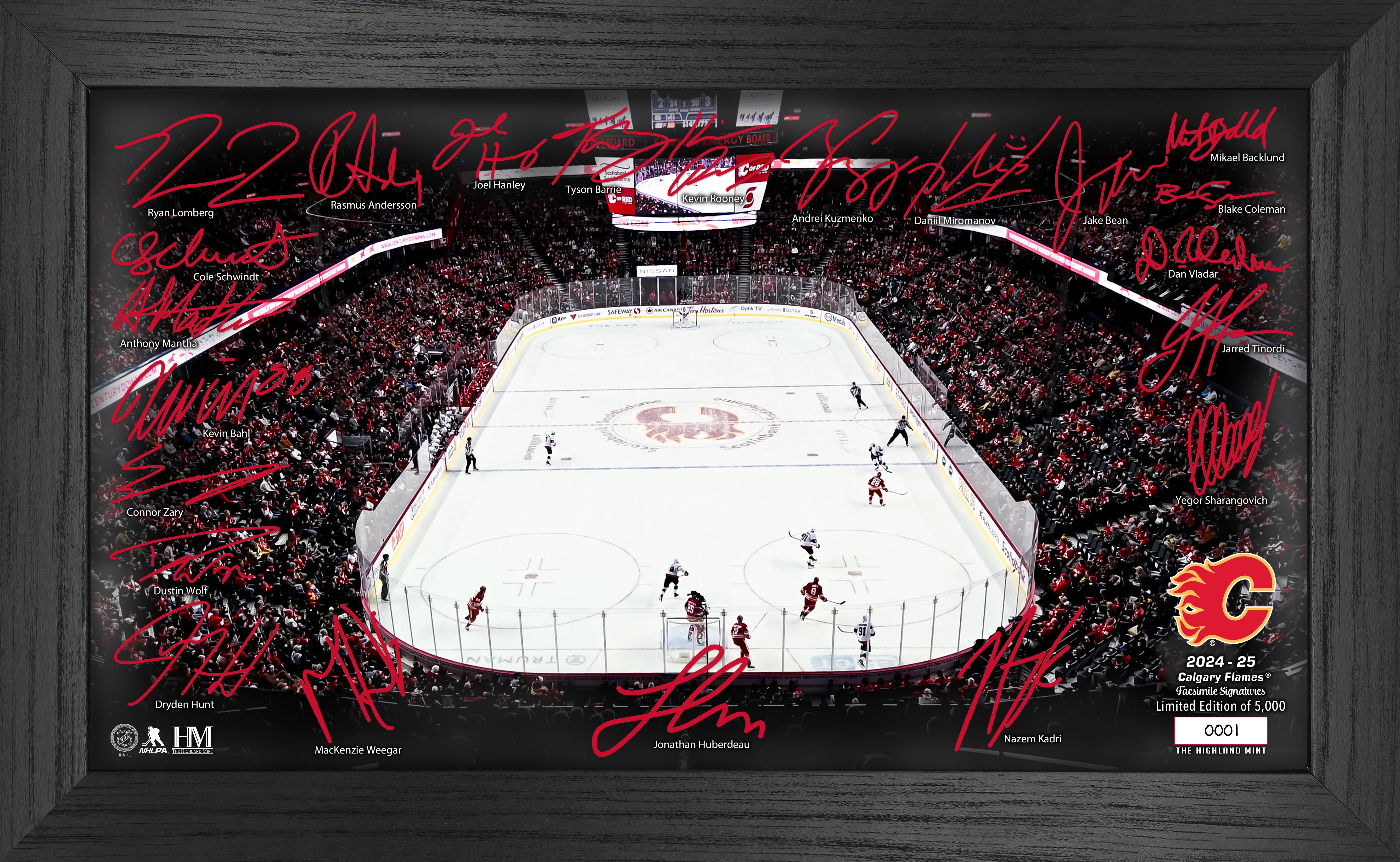 Calgary Flames 2024-25 Signature Rink Hockey Jersey - Official NHL Licensed Apparel for Games & Fan Events