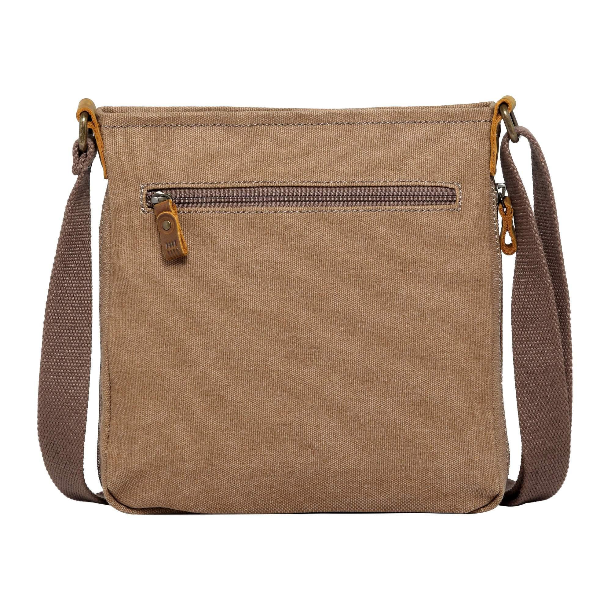 Troop London Classic Canvas Crossbody Bag for Men & Women - Stylish & Durable Shoulder Bag for Travel, Work & Everyday Use