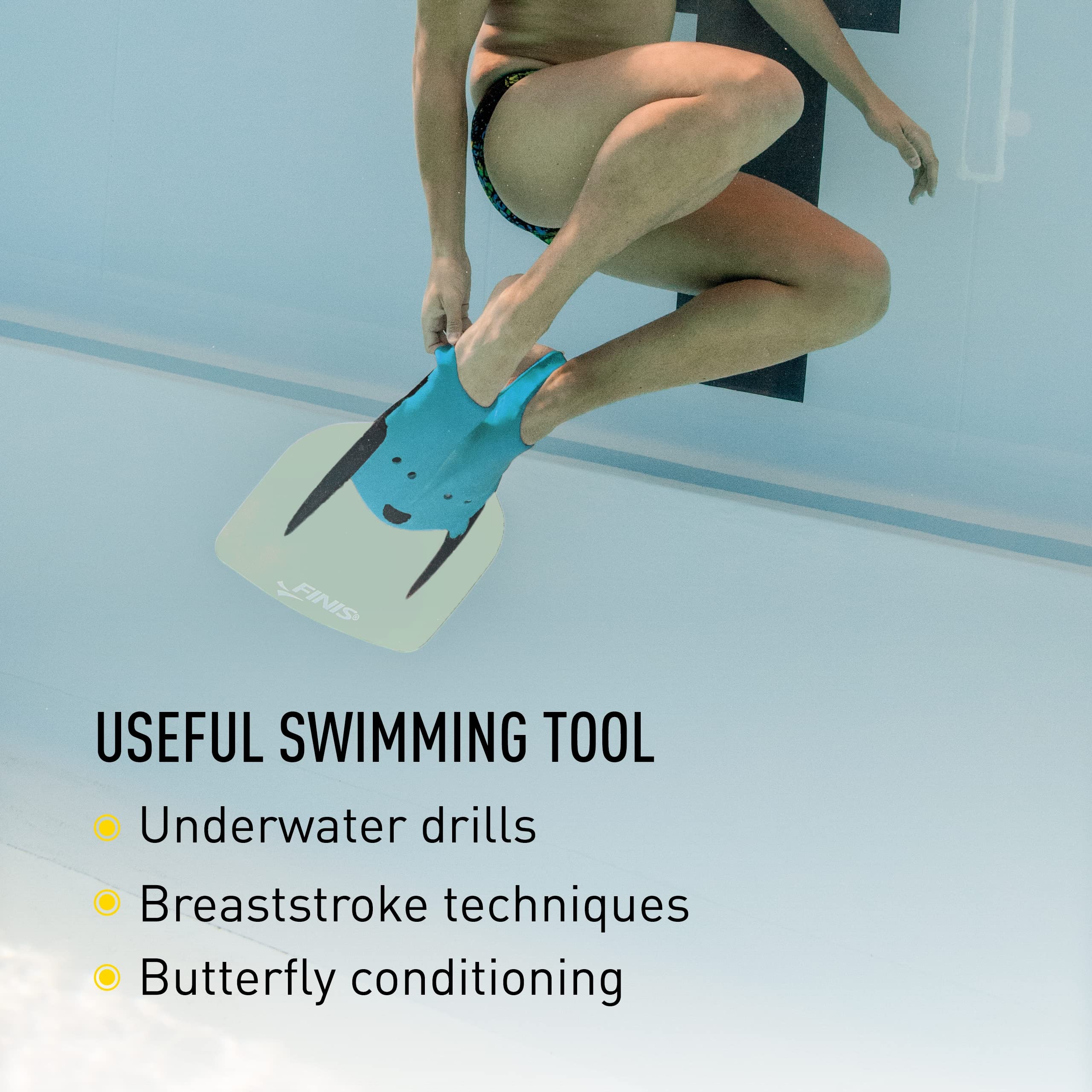 FINIS Shooter Fiberglass Monofin - Professional Swimming Fin for Men & Women - Improve Form, Strength & Speed - Mermaid Style Swim Flipper for Pool, Lap Swimming & Underwater Training - Perfect for Competitive Swimmers & Fitness Enthusiasts