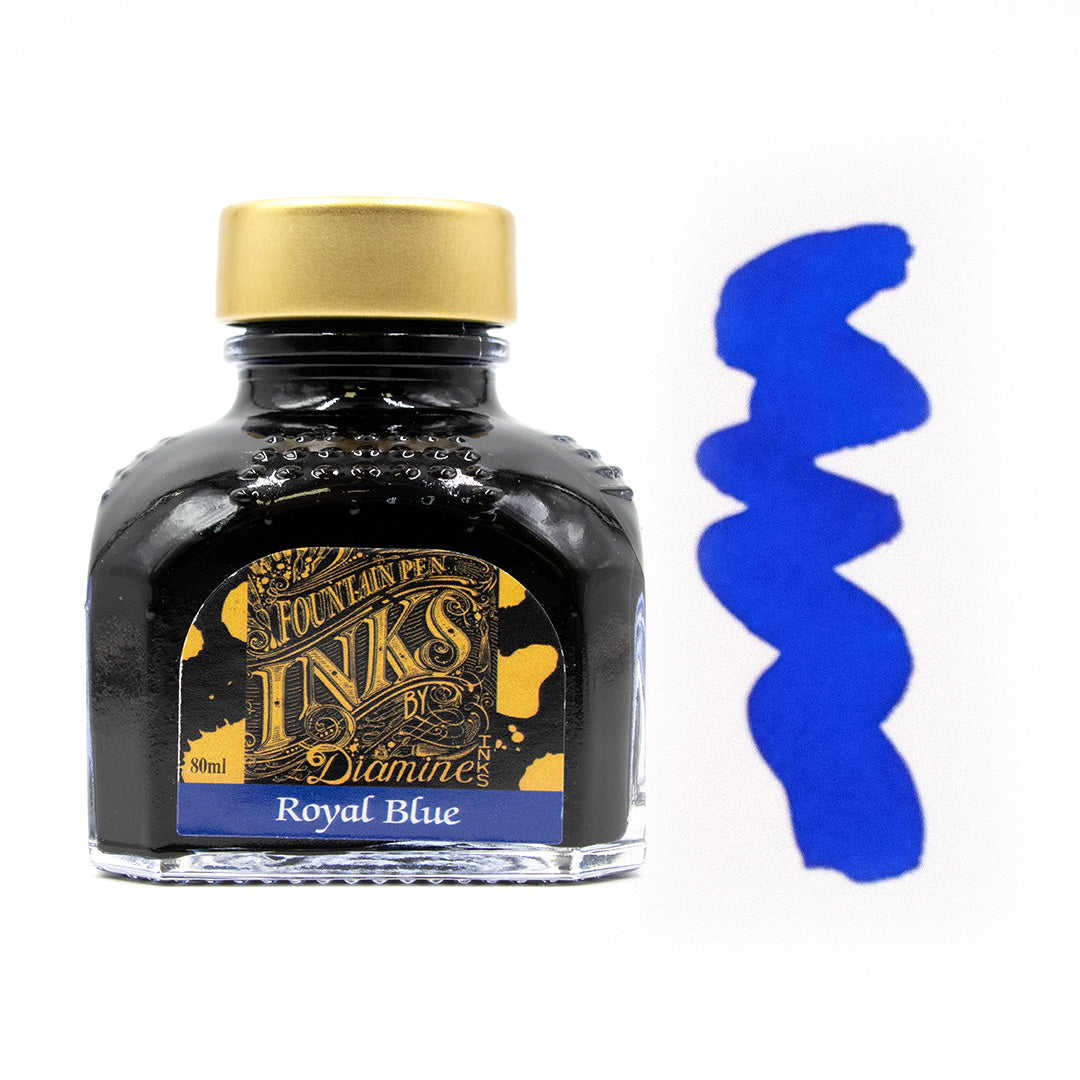 Premium Diamine Ink Bottle 80ml - Vibrant Fountain Pen Ink for Calligraphy, Journaling & Artistic Writing - Smooth Flow & Rich Colors