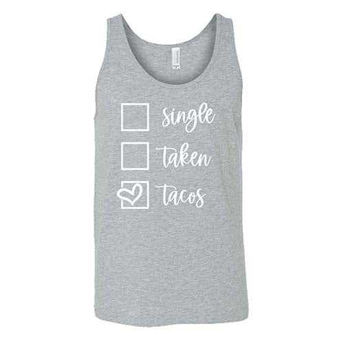 Unisex Single Taken Tacos T-Shirt - Funny Mexican Food Lover Gift for Men & Women - Perfect for Cinco de Mayo, Taco Tuesday & Casual Wear